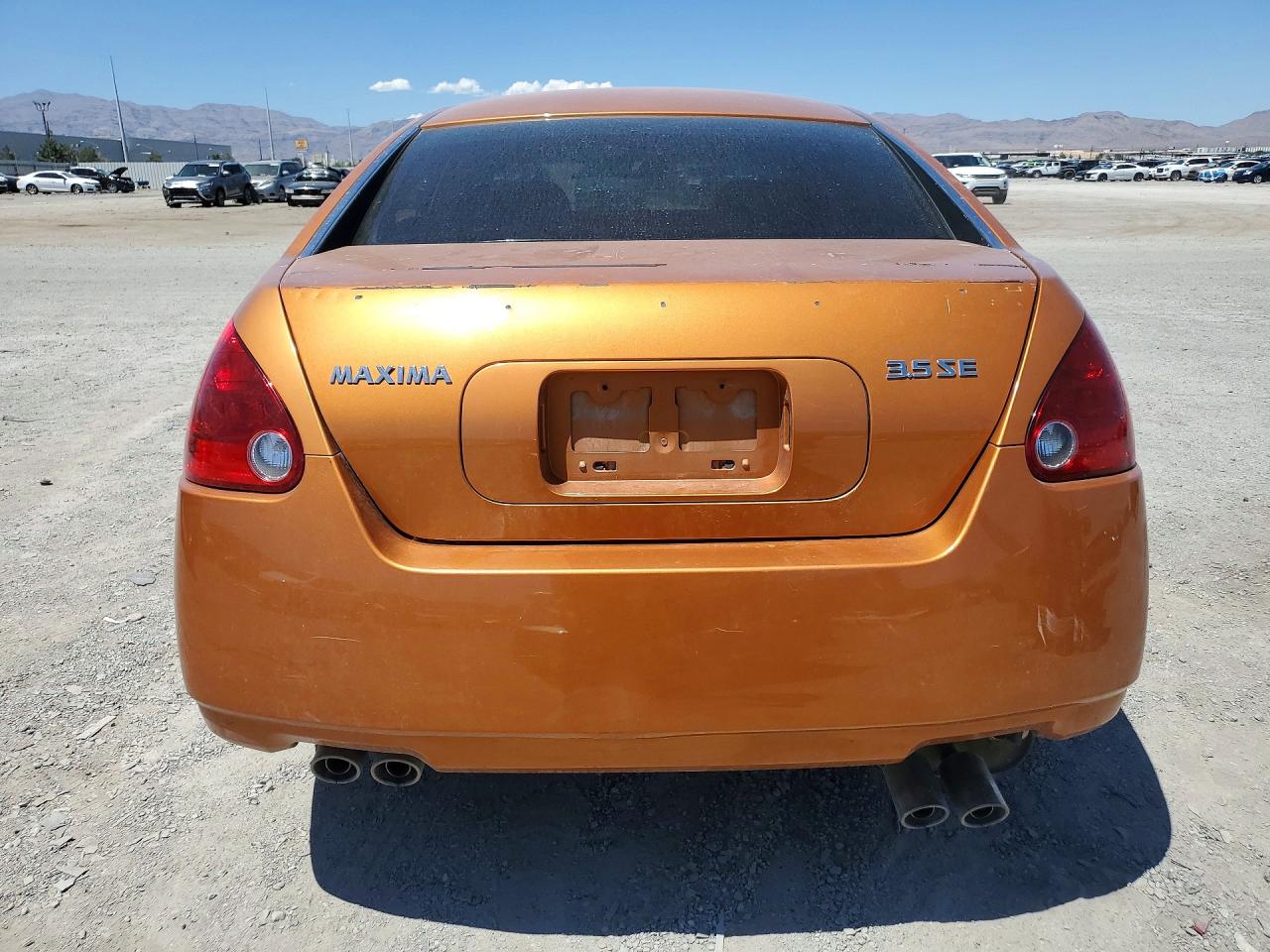 2004 Nissan Maxima Se/sl Orange vin: 1N4BA41E74C823042