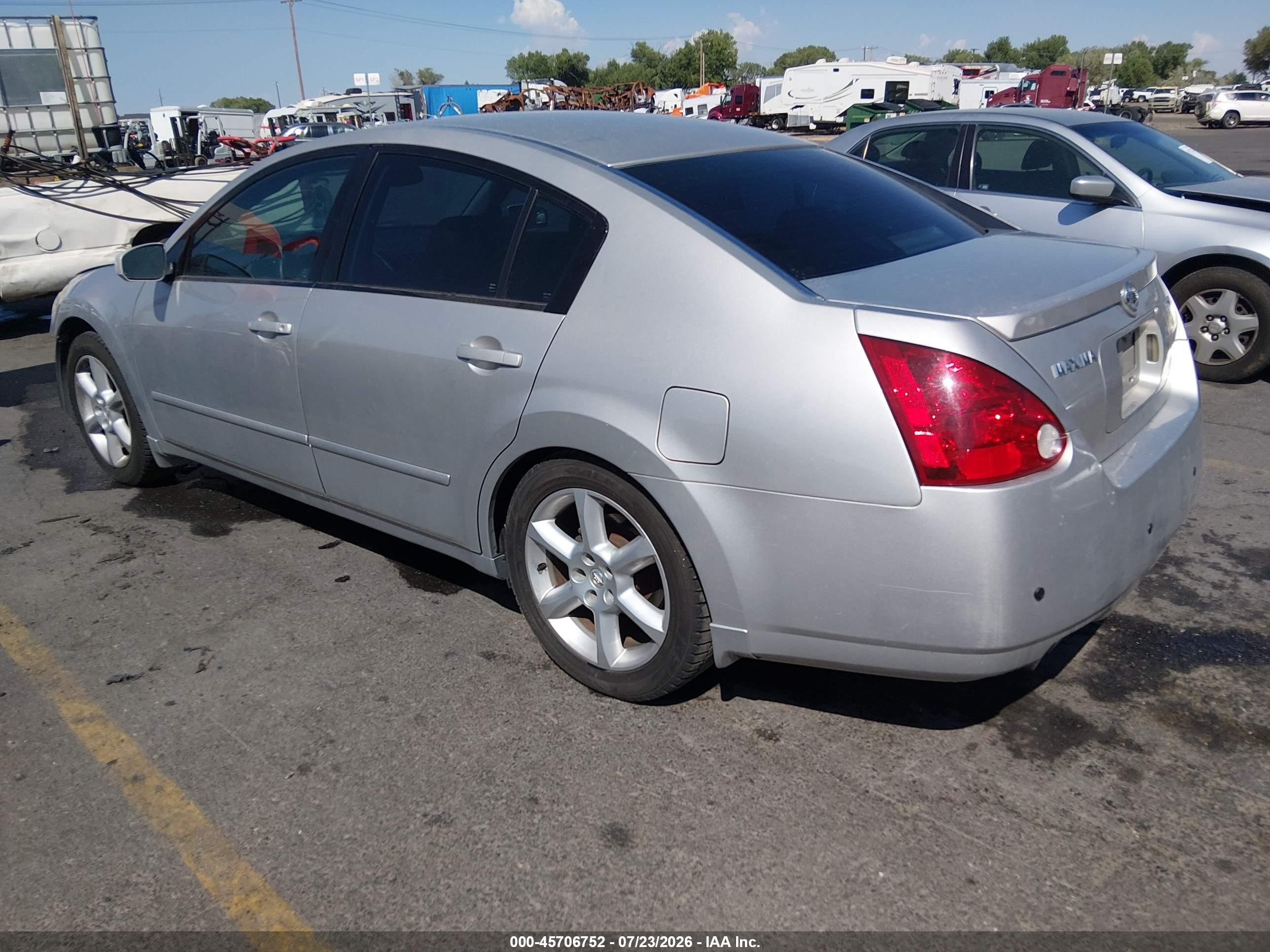 2004 Nissan Maxima 3.5 Se Silver vin: 1N4BA41E74C890465
