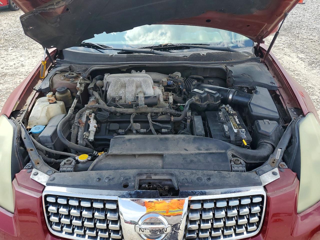 2004 Nissan Maxima Red vin: 1N4BA41E74C898145