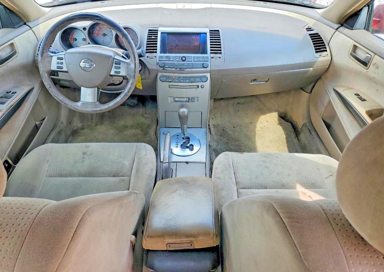 2004 Nissan Maxima Red vin: 1N4BA41E74C898145