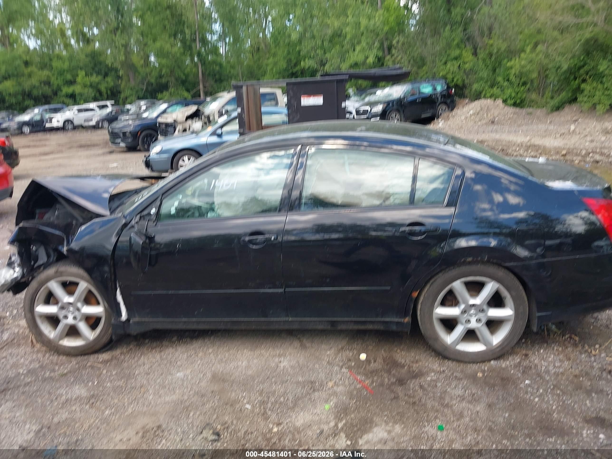 2004 Nissan Maxima 3.5 Se Black vin: 1N4BA41E74C898212