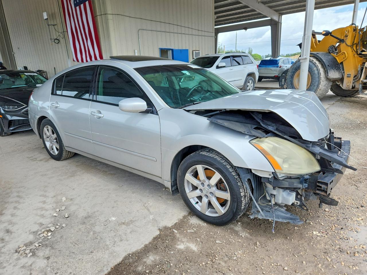 2004 Nissan Maxima 3.5 Se Silver vin: 1N4BA41E74C905661