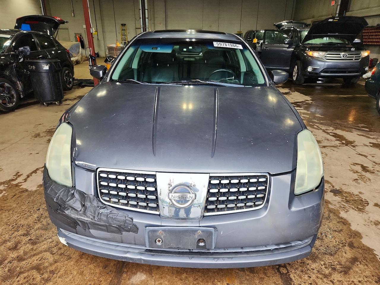 2004 Nissan Maxima Se/sl Gray vin: 1N4BA41E74C916790