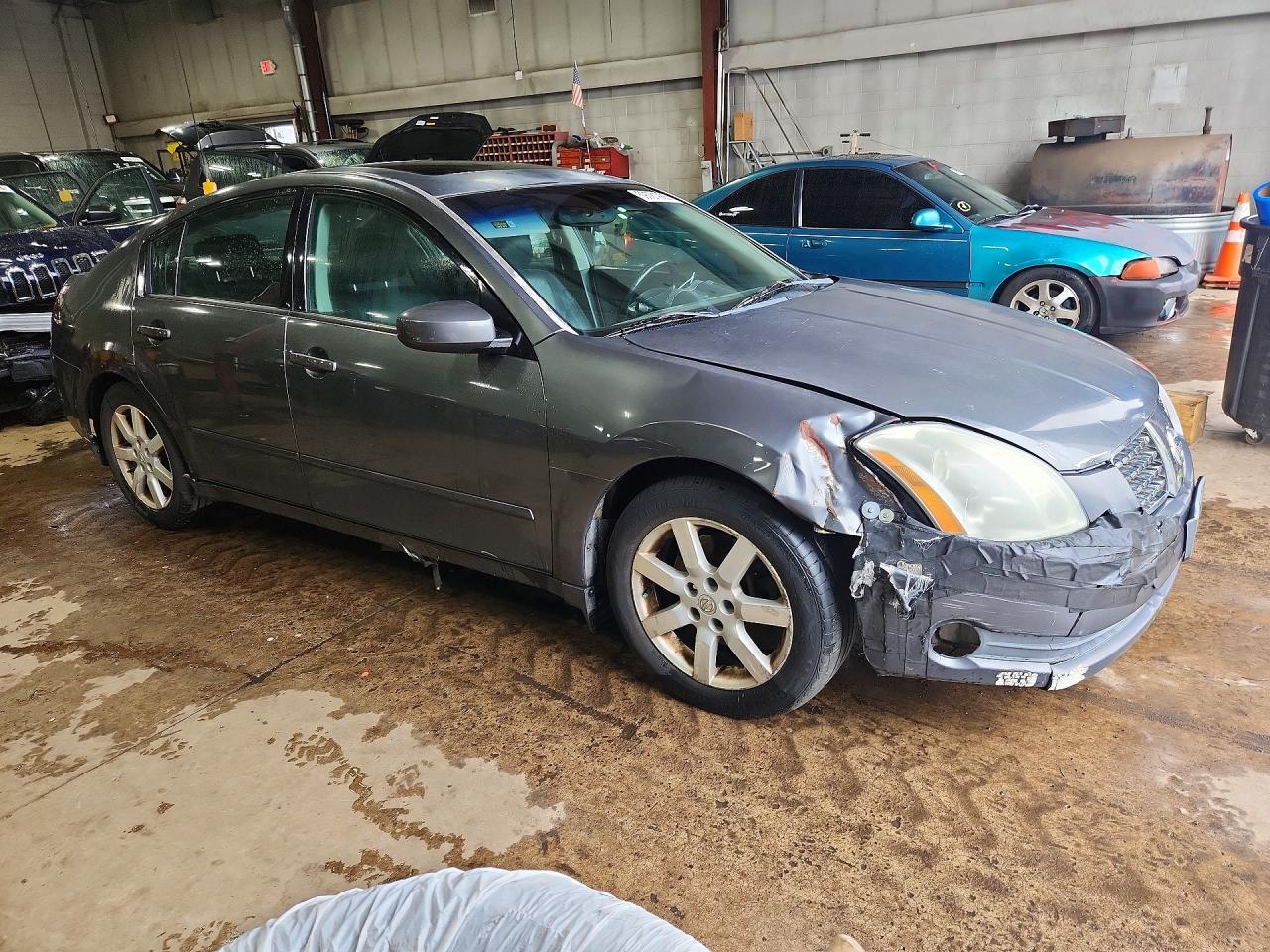 2004 Nissan Maxima Se/sl Gray vin: 1N4BA41E74C916790