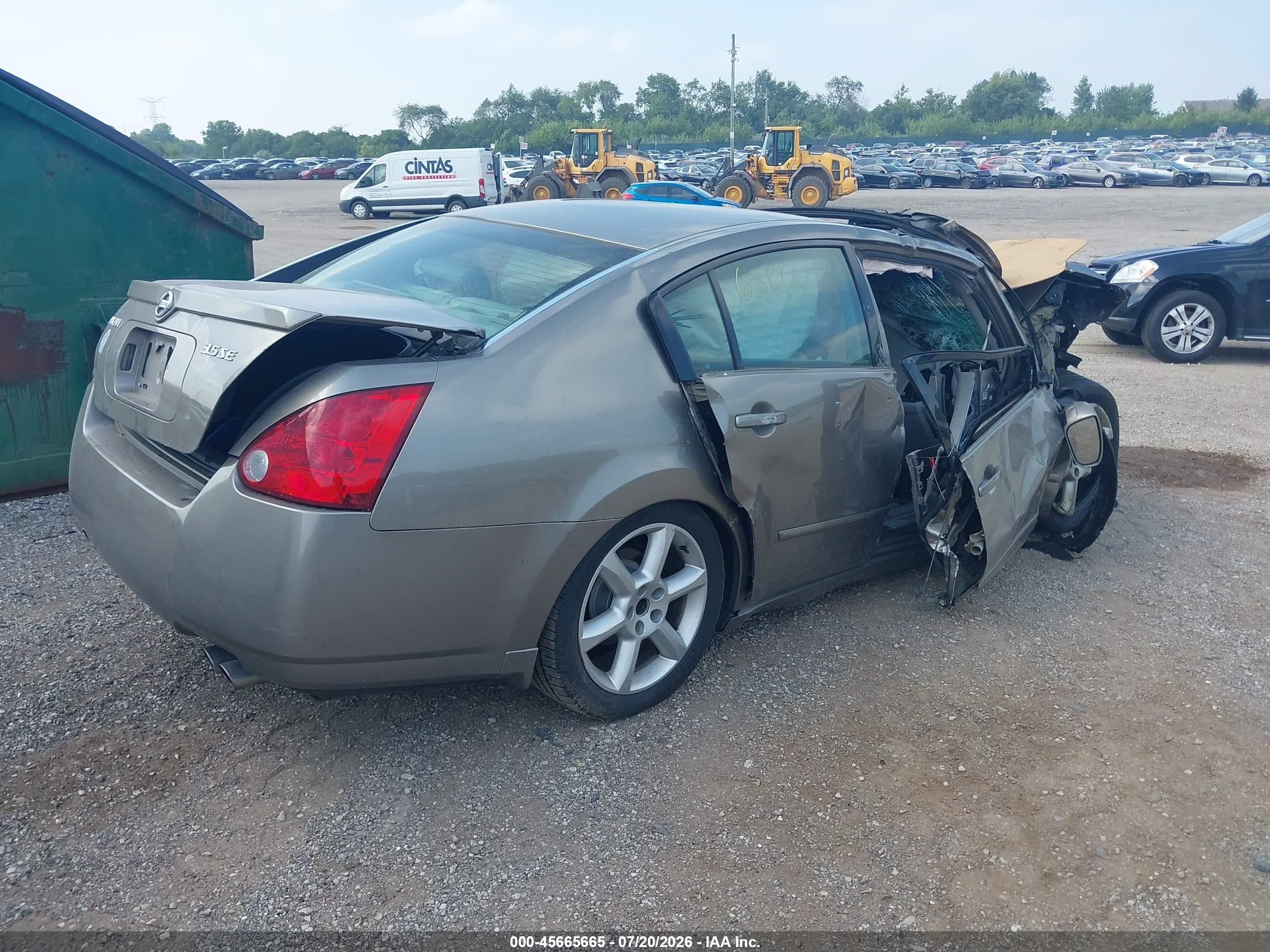 2005 Nissan Maxima 3.5 Se Gray vin: 1N4BA41E75C850582