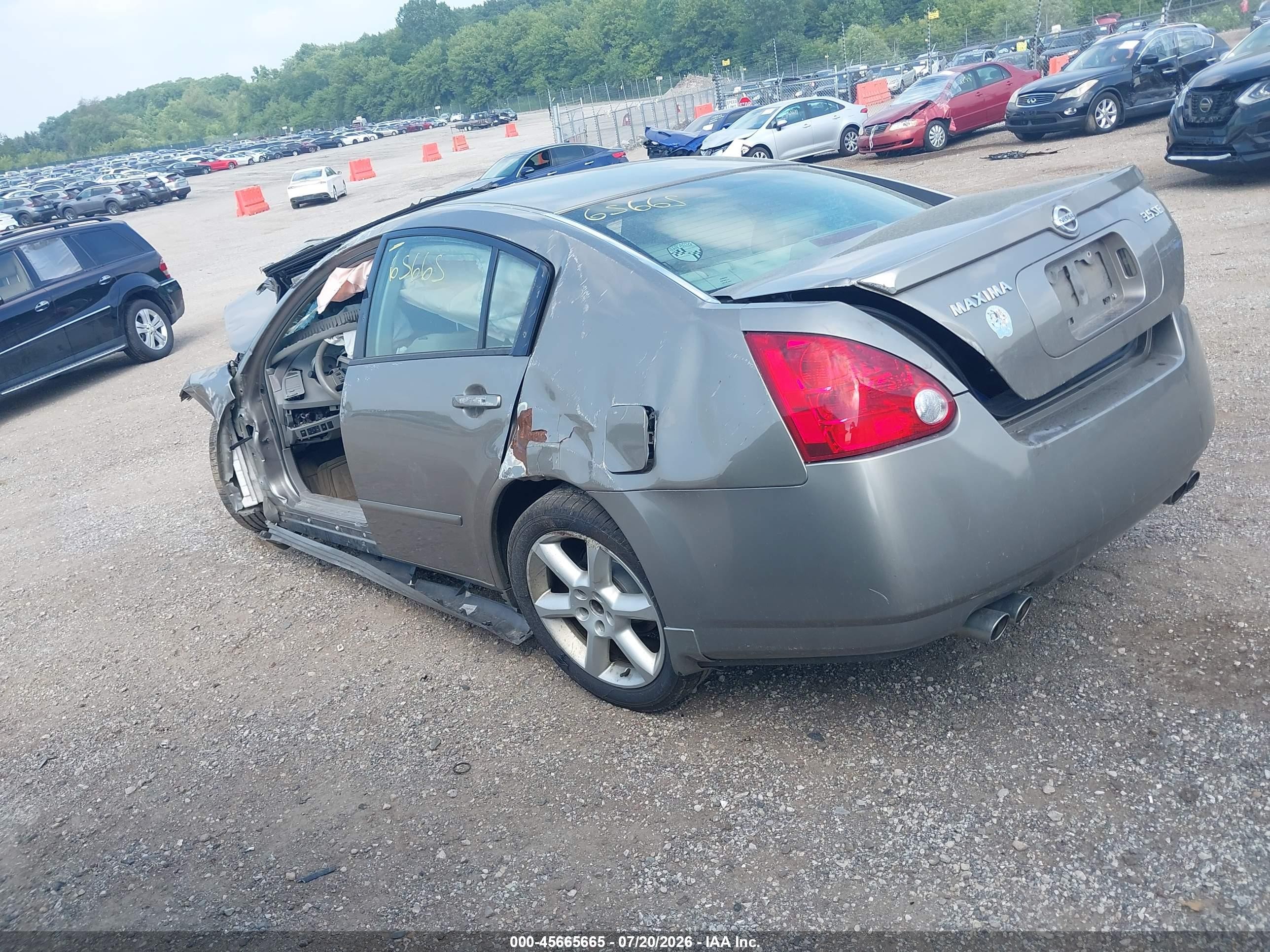 2005 Nissan Maxima 3.5 Se Gray vin: 1N4BA41E75C850582