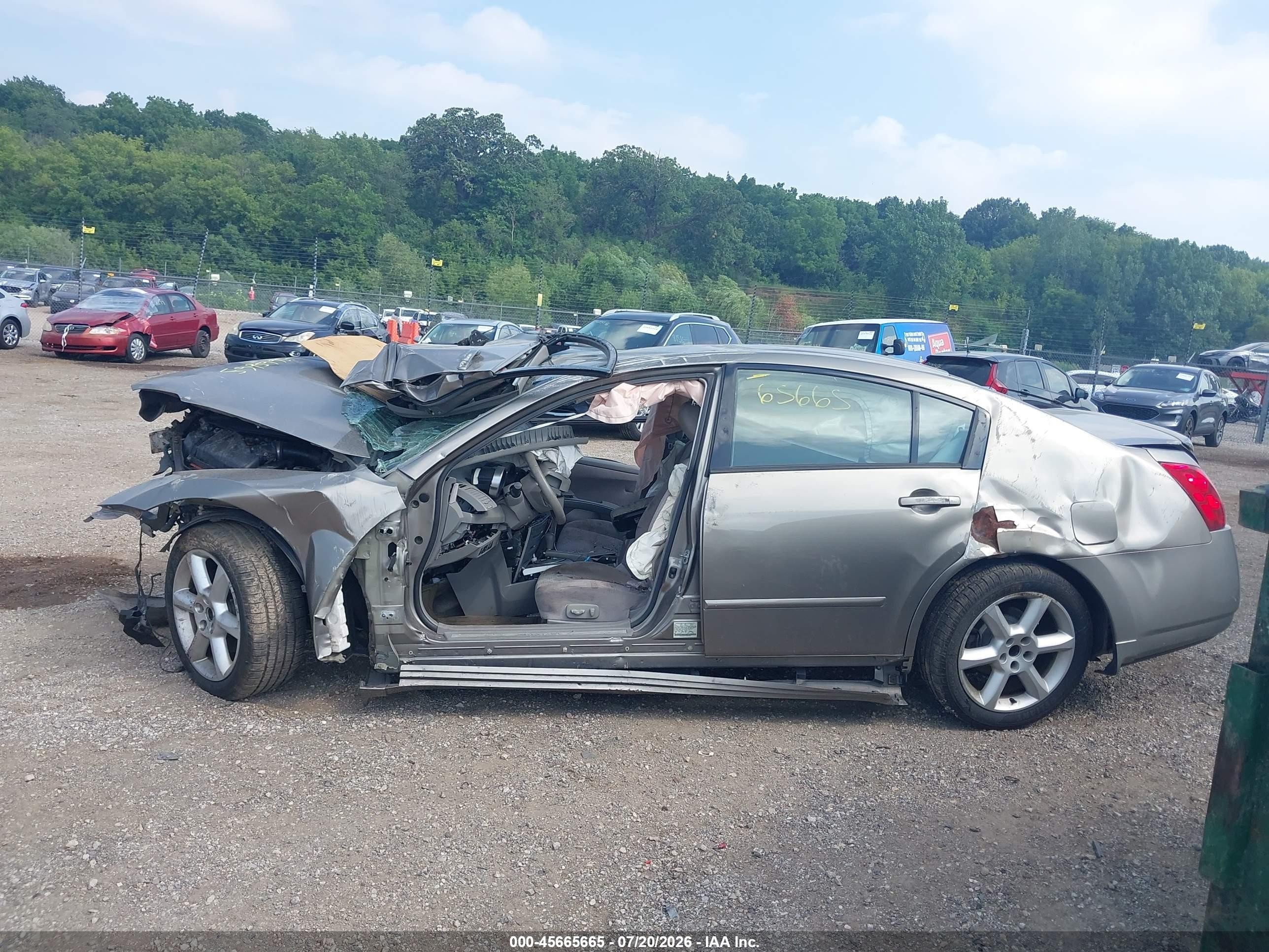 2005 Nissan Maxima 3.5 Se Gray vin: 1N4BA41E75C850582