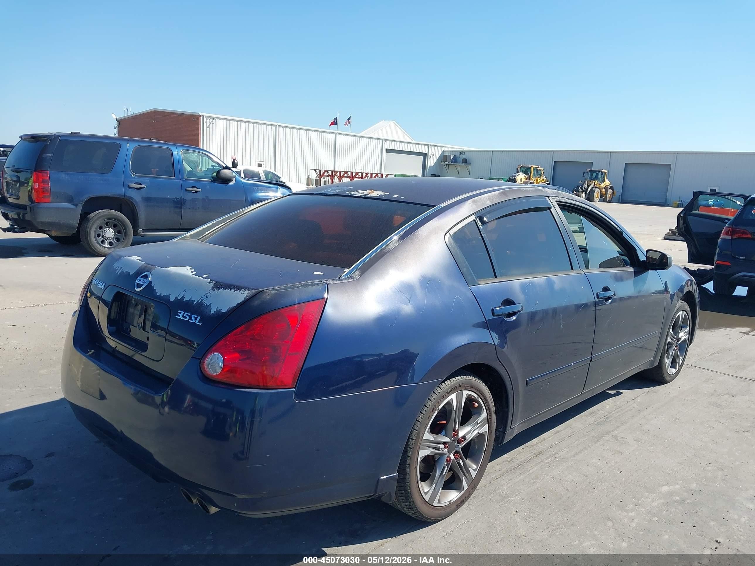 2006 Nissan Maxima 3.5 Sl Blue vin: 1N4BA41E76C852317