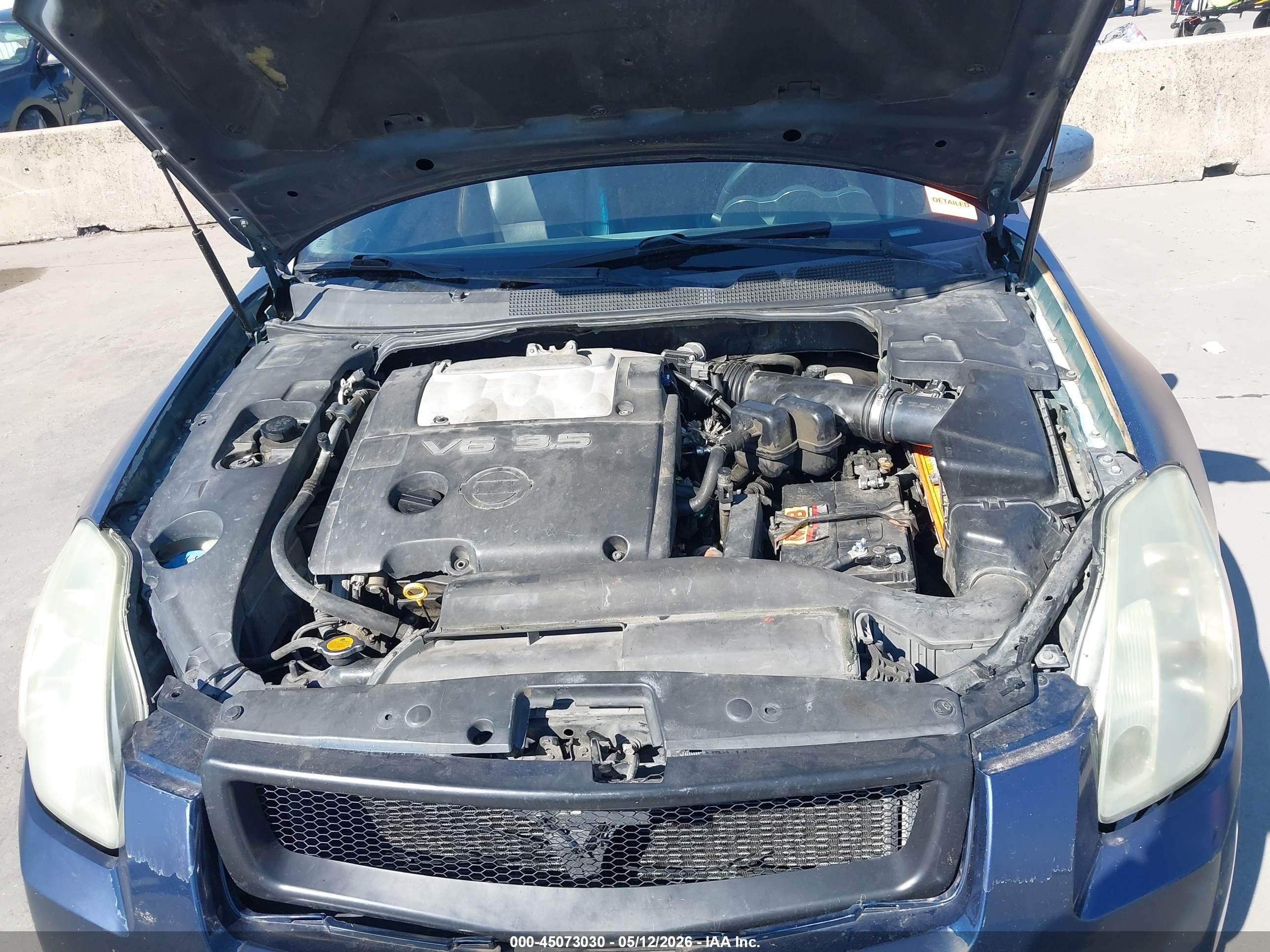 2006 Nissan Maxima 3.5 Sl Blue vin: 1N4BA41E76C852317