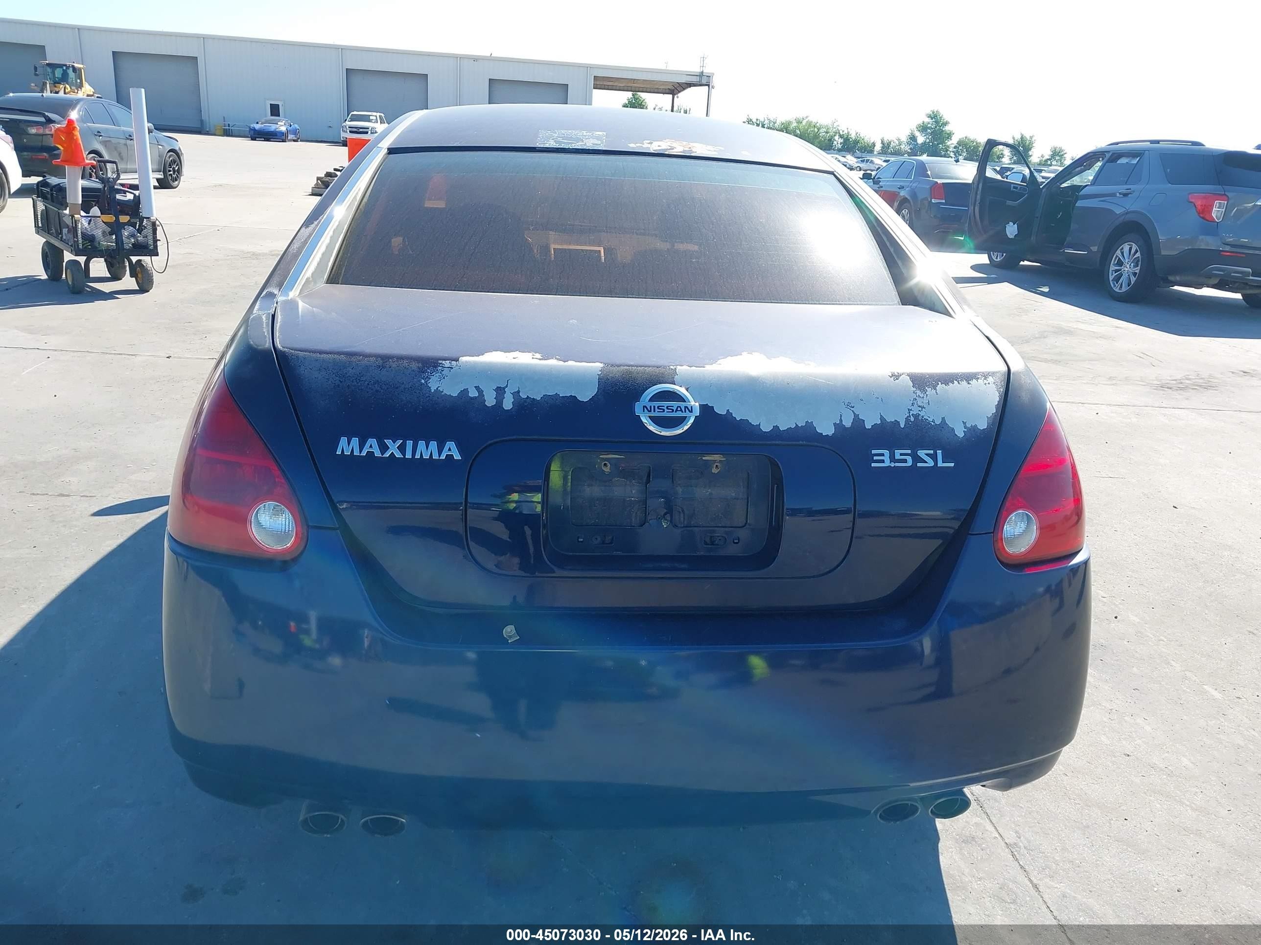2006 Nissan Maxima 3.5 Sl Blue vin: 1N4BA41E76C852317