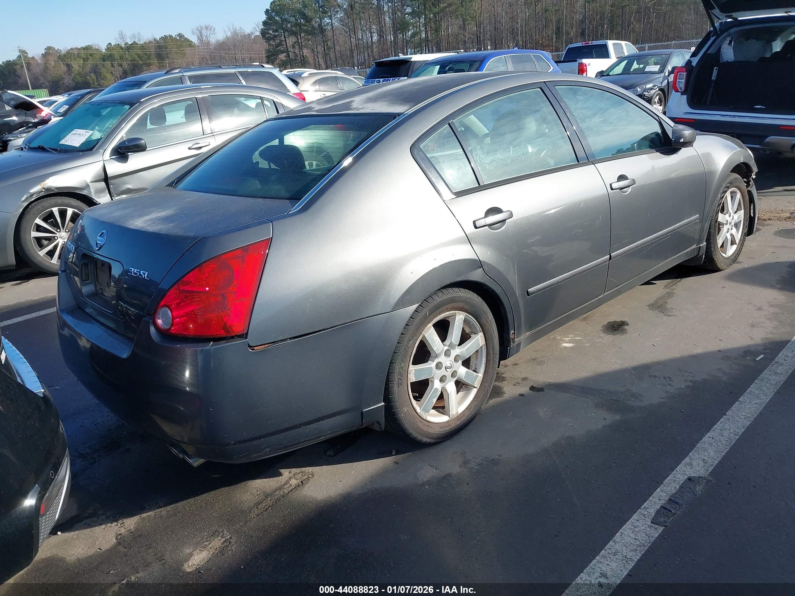 2006 Nissan Maxima 3.5 Sl Gray vin: 1N4BA41E76C855556