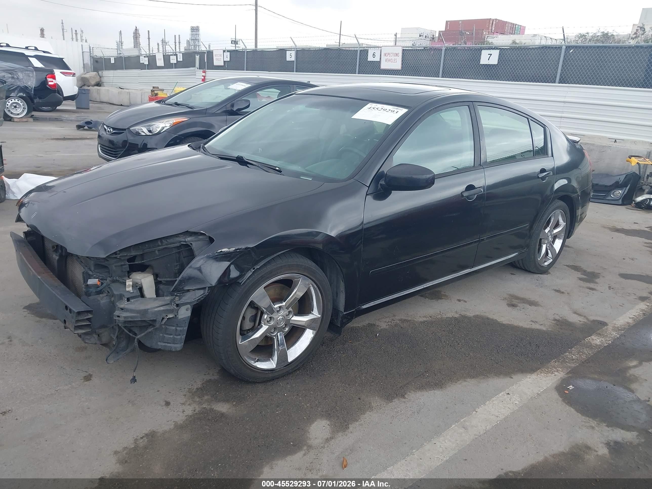 2007 Nissan Maxima 3.5 Se Black vin: 1N4BA41E77C807248