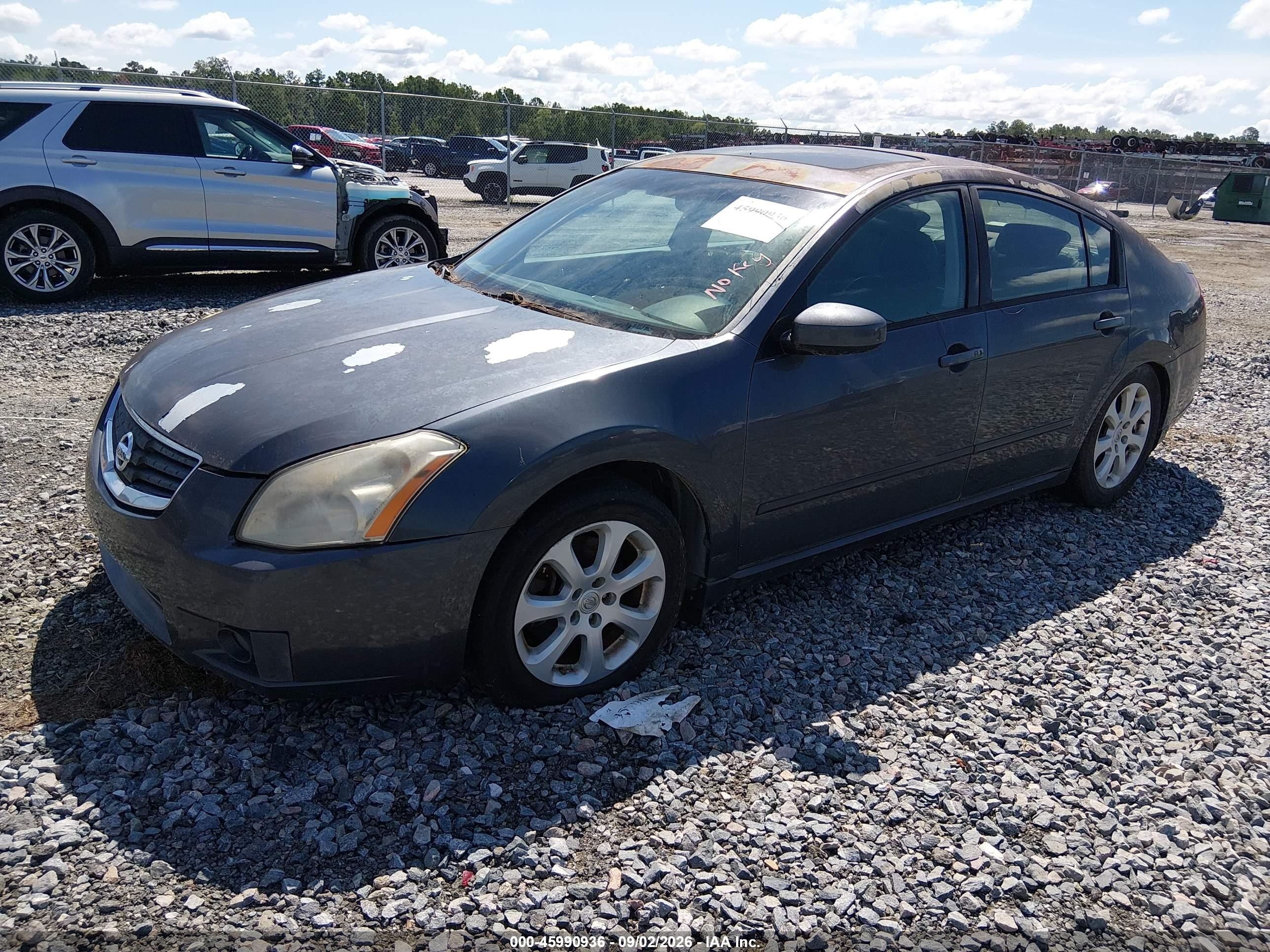 2007 Nissan Maxima 3.5 Sl Gray vin: 1N4BA41E77C859043