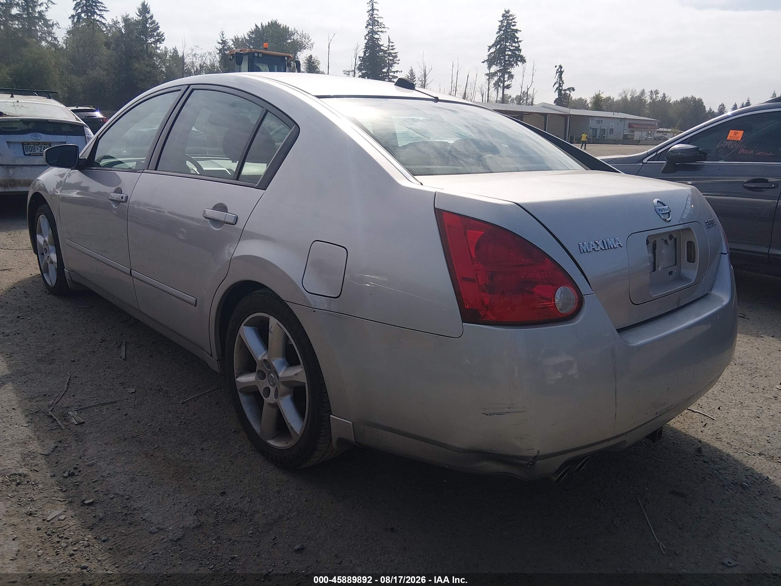 2004 Nissan Maxima 3.5 Se Серебряный vin: 1N4BA41E84C814463