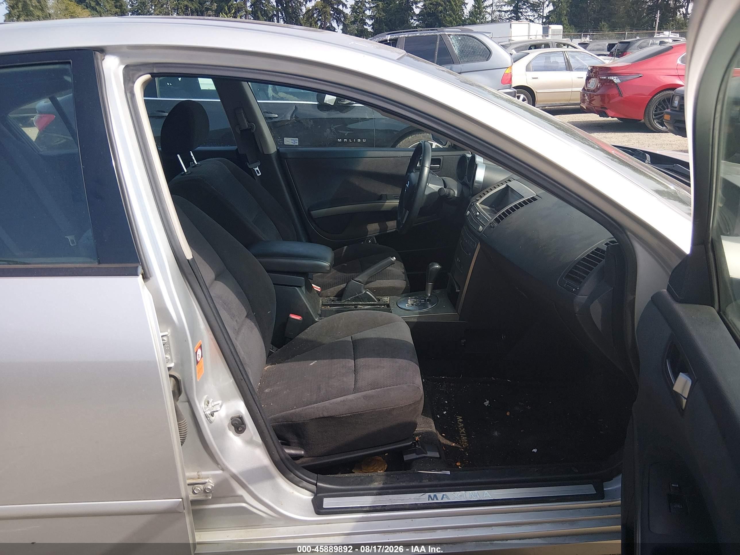 2004 Nissan Maxima 3.5 Se Серебряный vin: 1N4BA41E84C814463