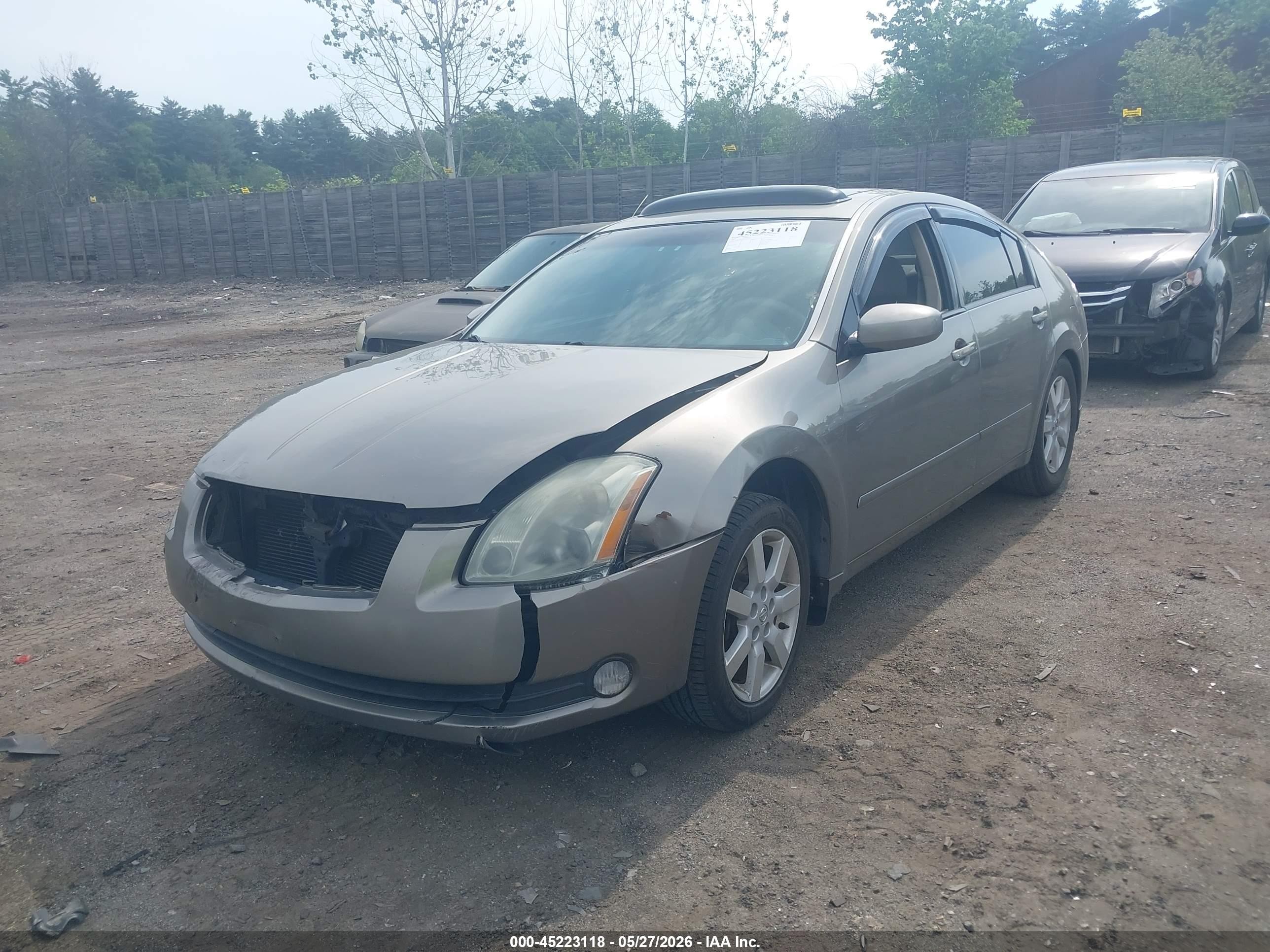 2004 Nissan Maxima 3.5 Sl Brown vin: 1N4BA41E84C867812