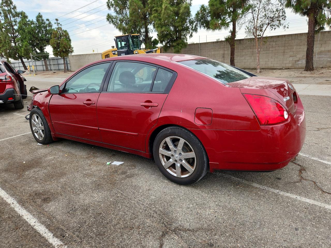 2004 Nissan Maxima 3.5 Se Red vin: 1N4BA41E84C922226