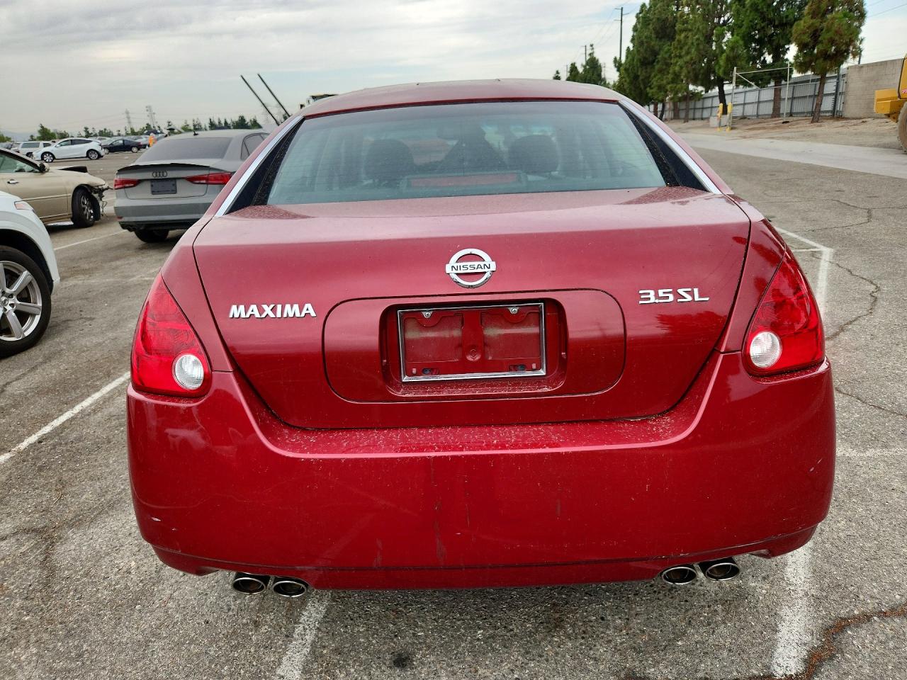 2004 Nissan Maxima 3.5 Se Red vin: 1N4BA41E84C922226