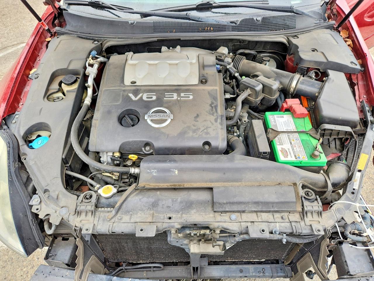 2004 Nissan Maxima 3.5 Se Red vin: 1N4BA41E84C922226