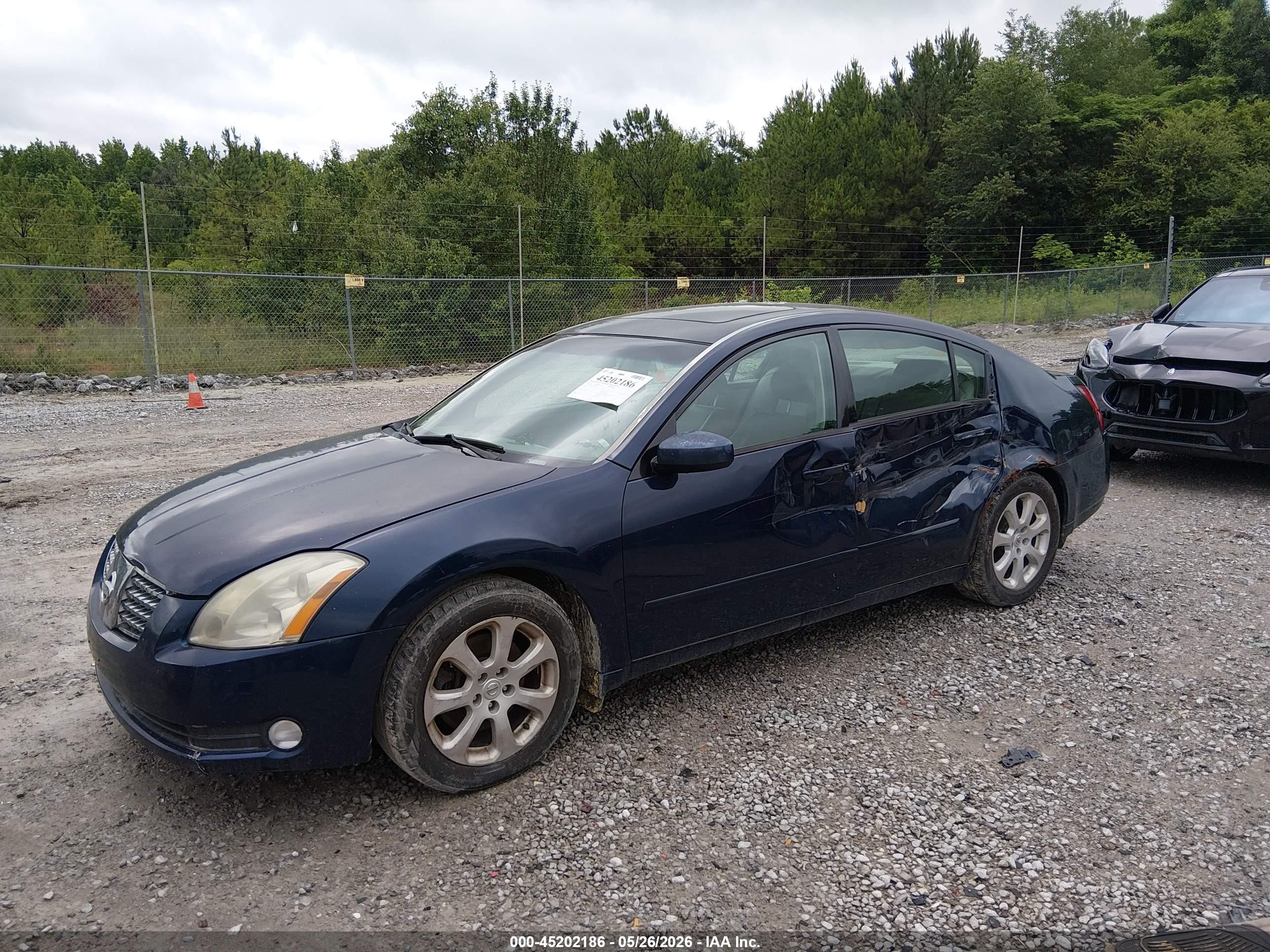 2005 Nissan Maxima 3.5 Se Blue vin: 1N4BA41E85C817221