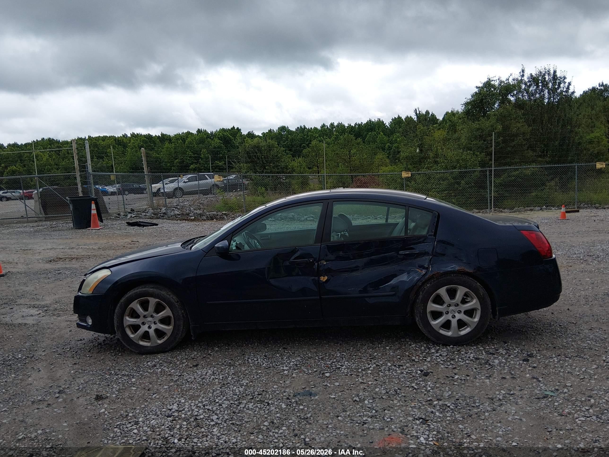 2005 Nissan Maxima 3.5 Se Blue vin: 1N4BA41E85C817221