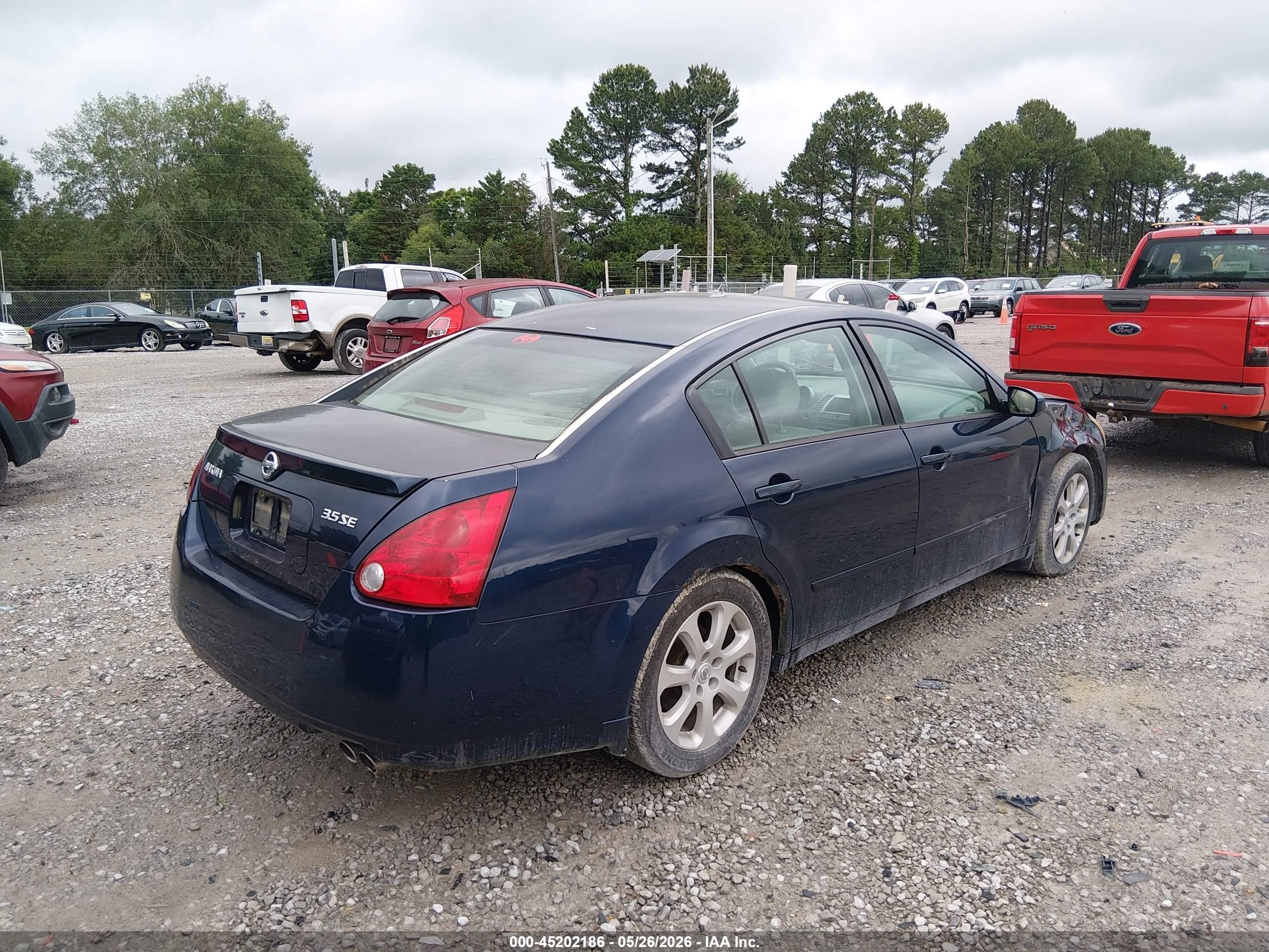 2005 Nissan Maxima 3.5 Se Blue vin: 1N4BA41E85C817221