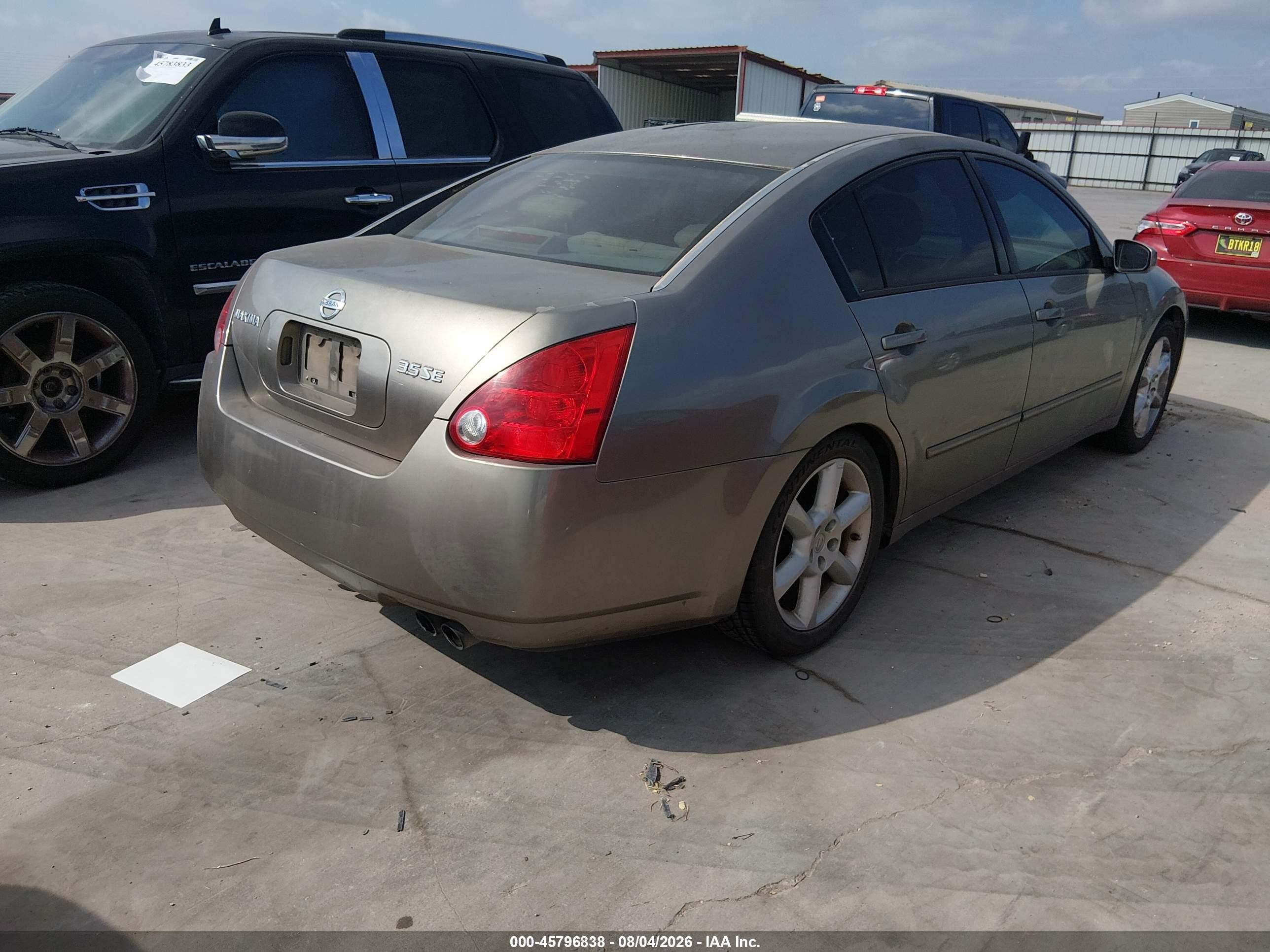 2005 Nissan Maxima 3.5 Se Gray vin: 1N4BA41E85C842779