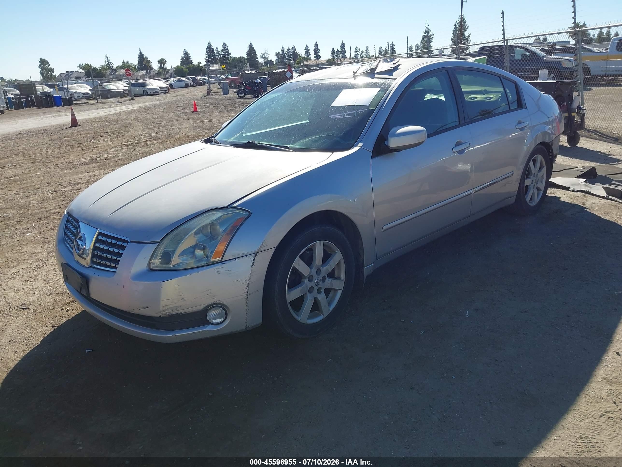 2006 Nissan Maxima 3.5 Sl Silver vin: 1N4BA41E86C845781