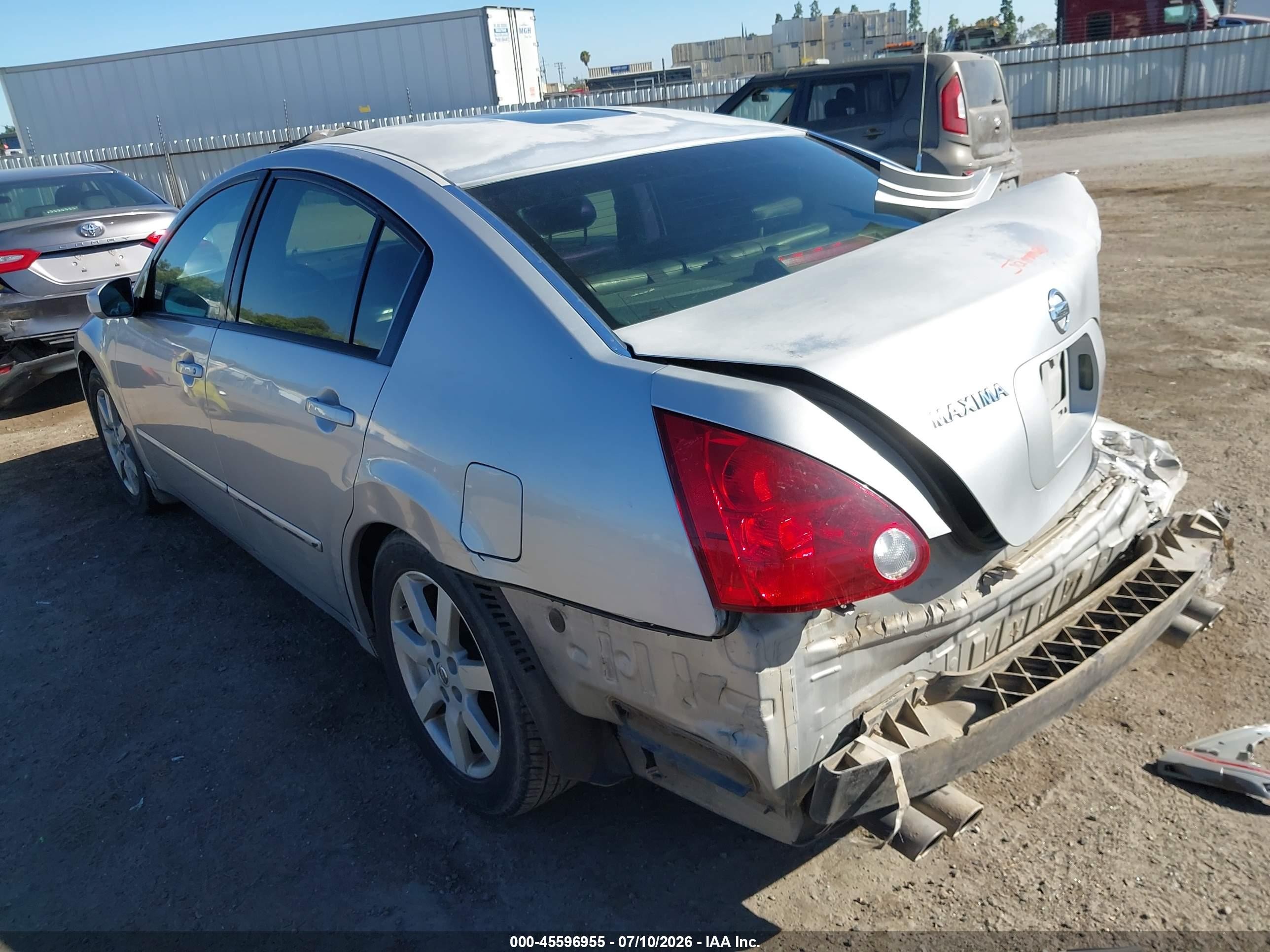 2006 Nissan Maxima 3.5 Sl Silver vin: 1N4BA41E86C845781