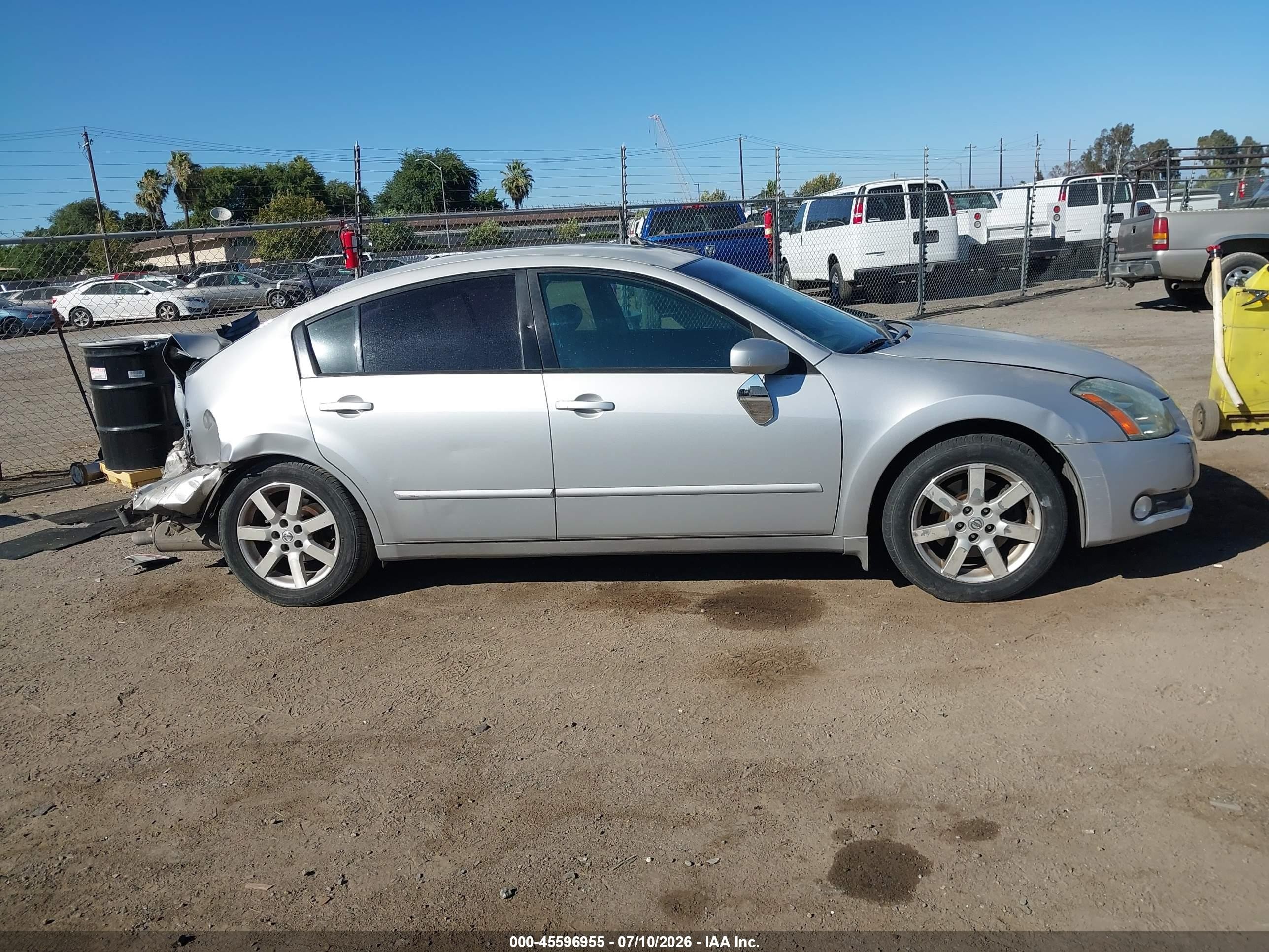 2006 Nissan Maxima 3.5 Sl Silver vin: 1N4BA41E86C845781