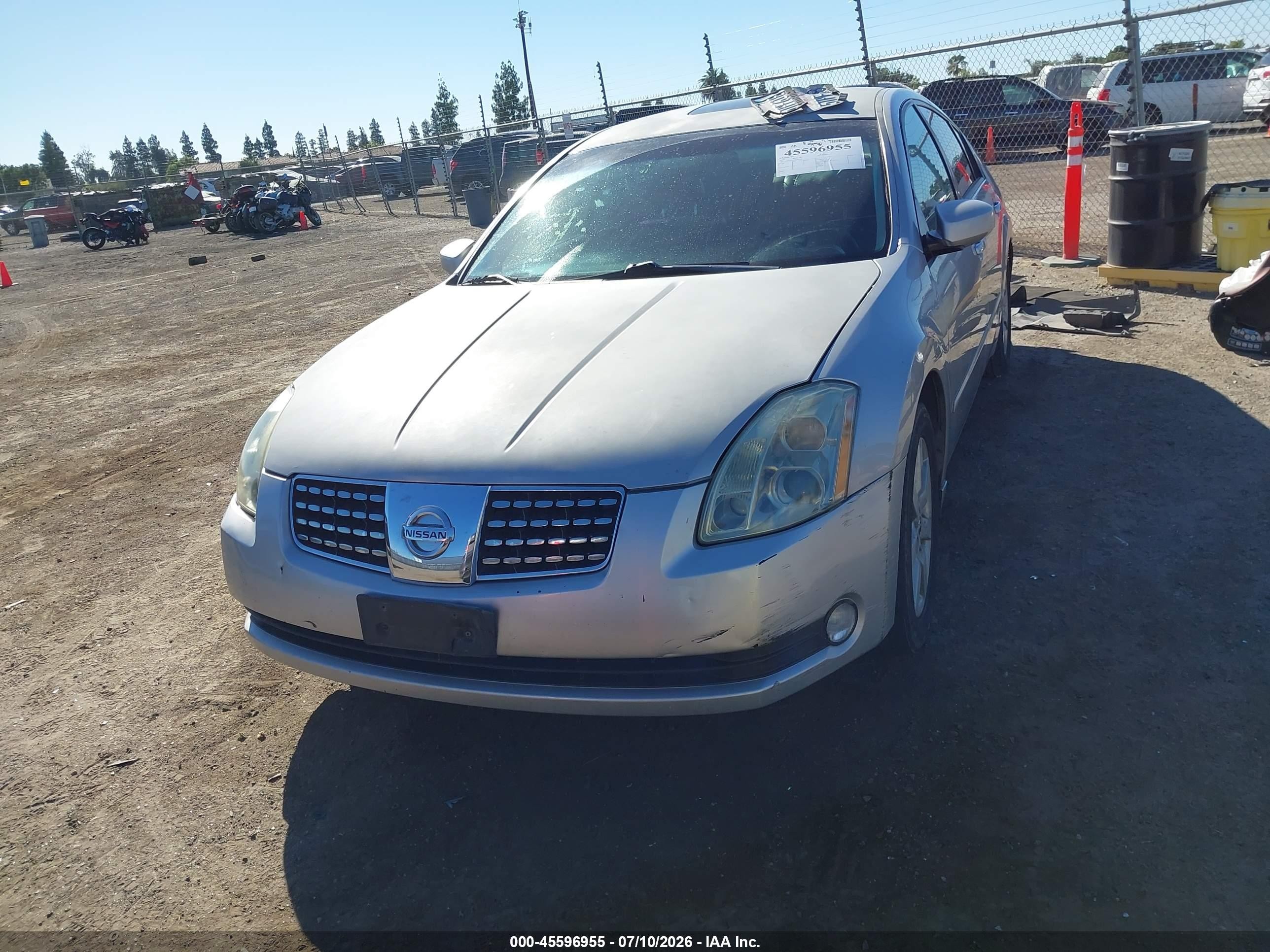 2006 Nissan Maxima 3.5 Sl Silver vin: 1N4BA41E86C845781