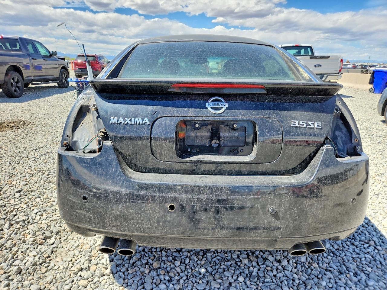 2007 Nissan Maxima 3.5 Se Черный vin: 1N4BA41E87C800664