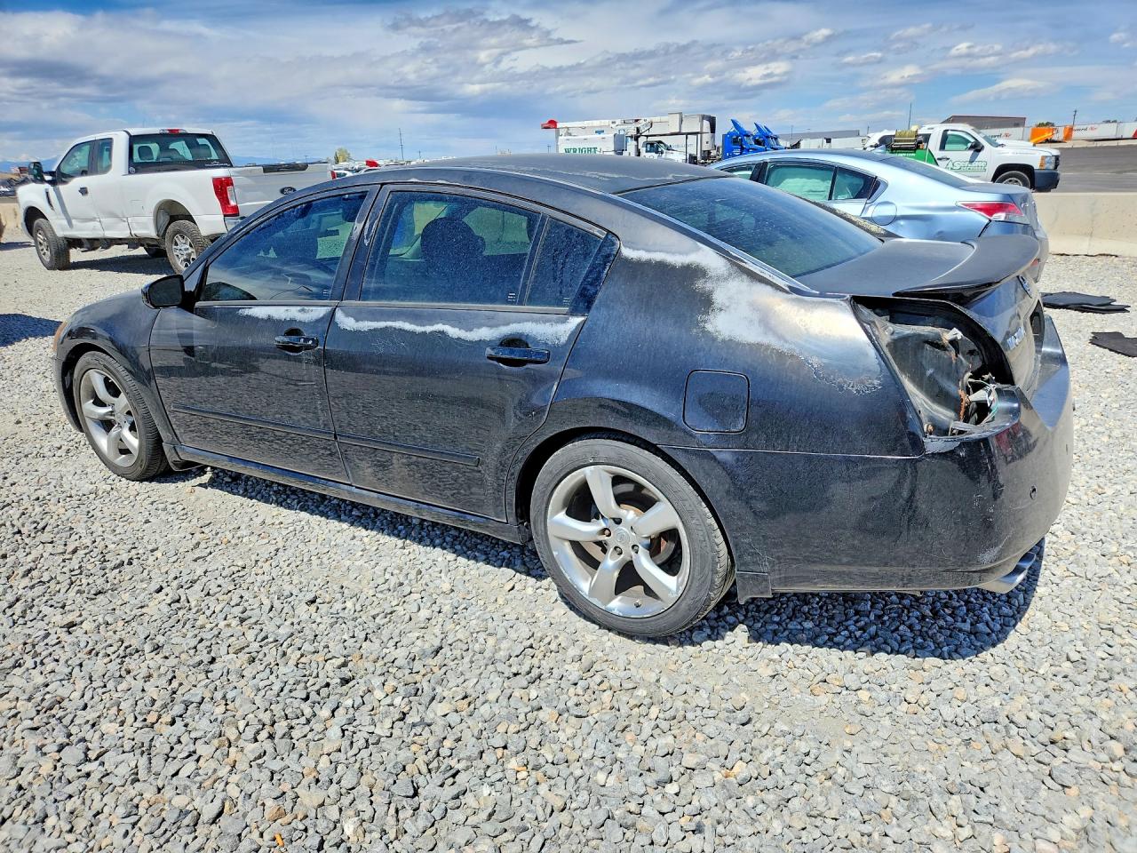 2007 Nissan Maxima 3.5 Se Черный vin: 1N4BA41E87C800664