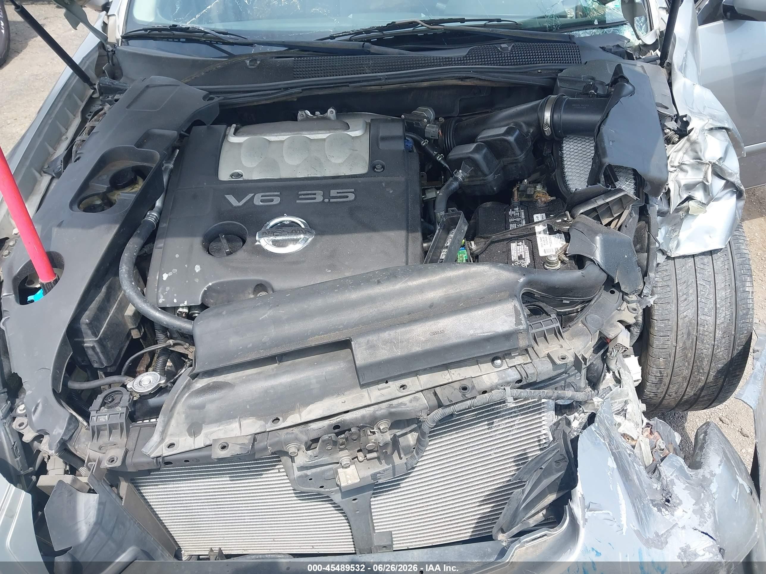 2007 Nissan Maxima 3.5 Se Gray vin: 1N4BA41E87C817870