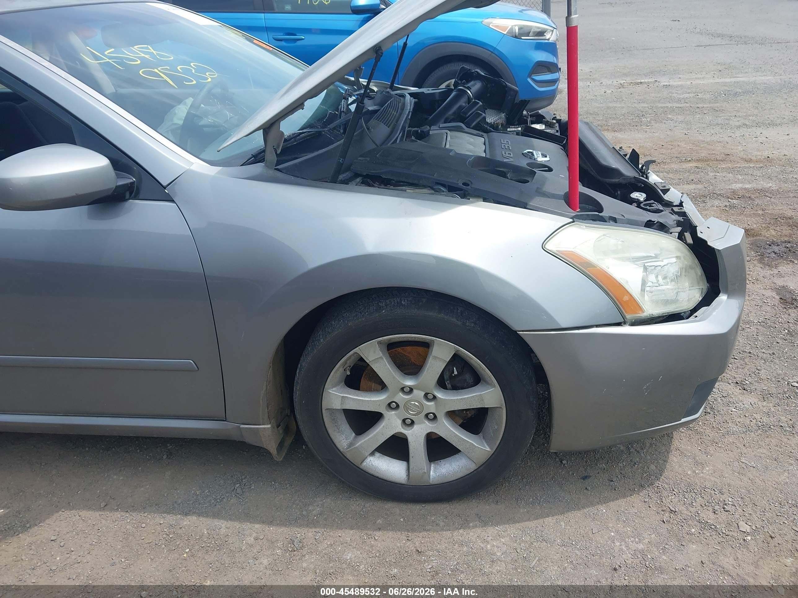2007 Nissan Maxima 3.5 Se Gray vin: 1N4BA41E87C817870