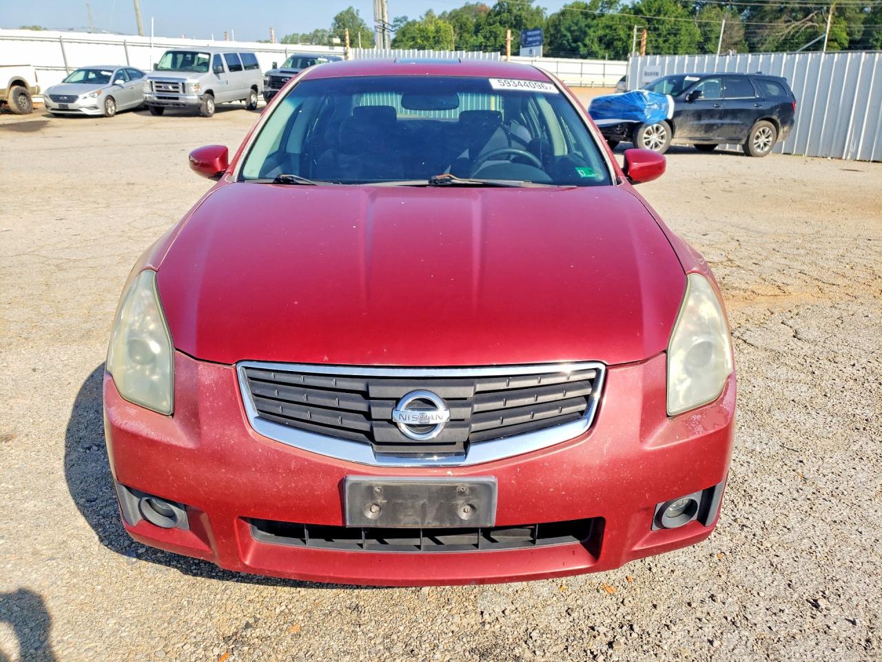 2007 Nissan Maxima 3.5 Se Red vin: 1N4BA41E87C834913