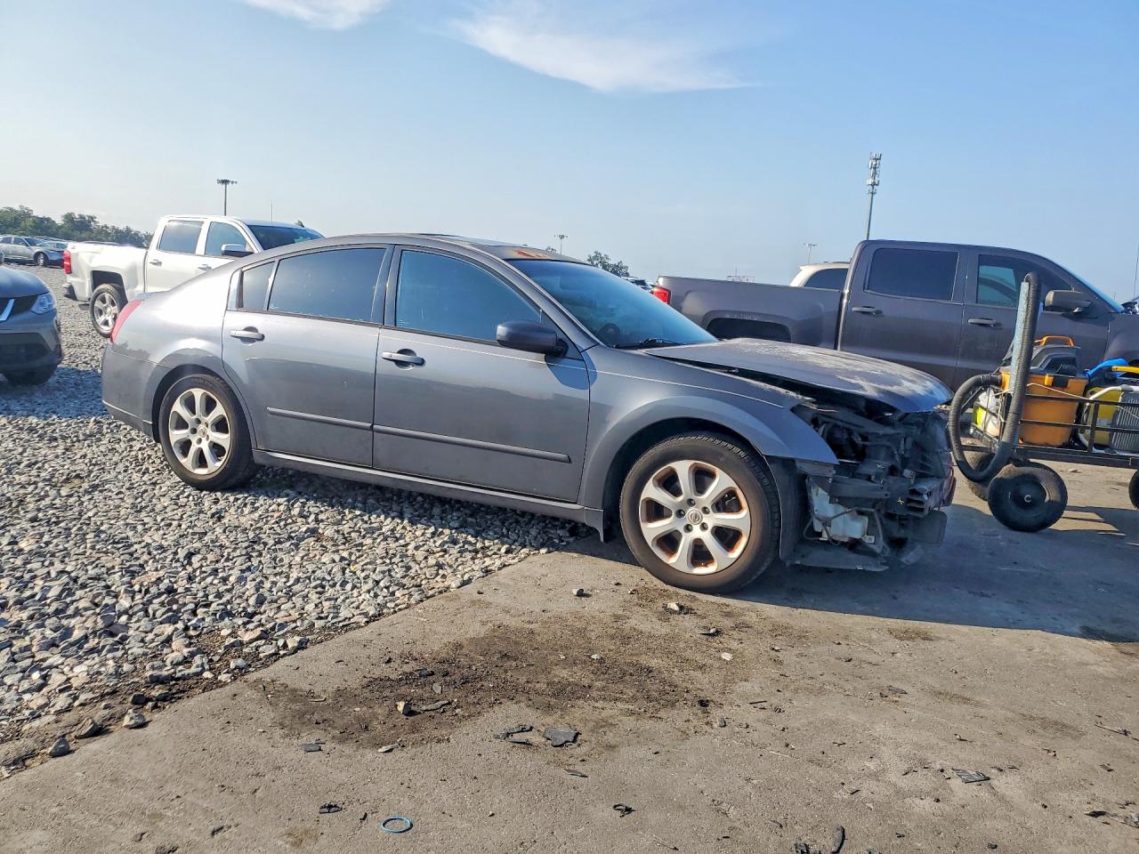 2007 Nissan Maxima 3.5 Se Серый vin: 1N4BA41E87C858662