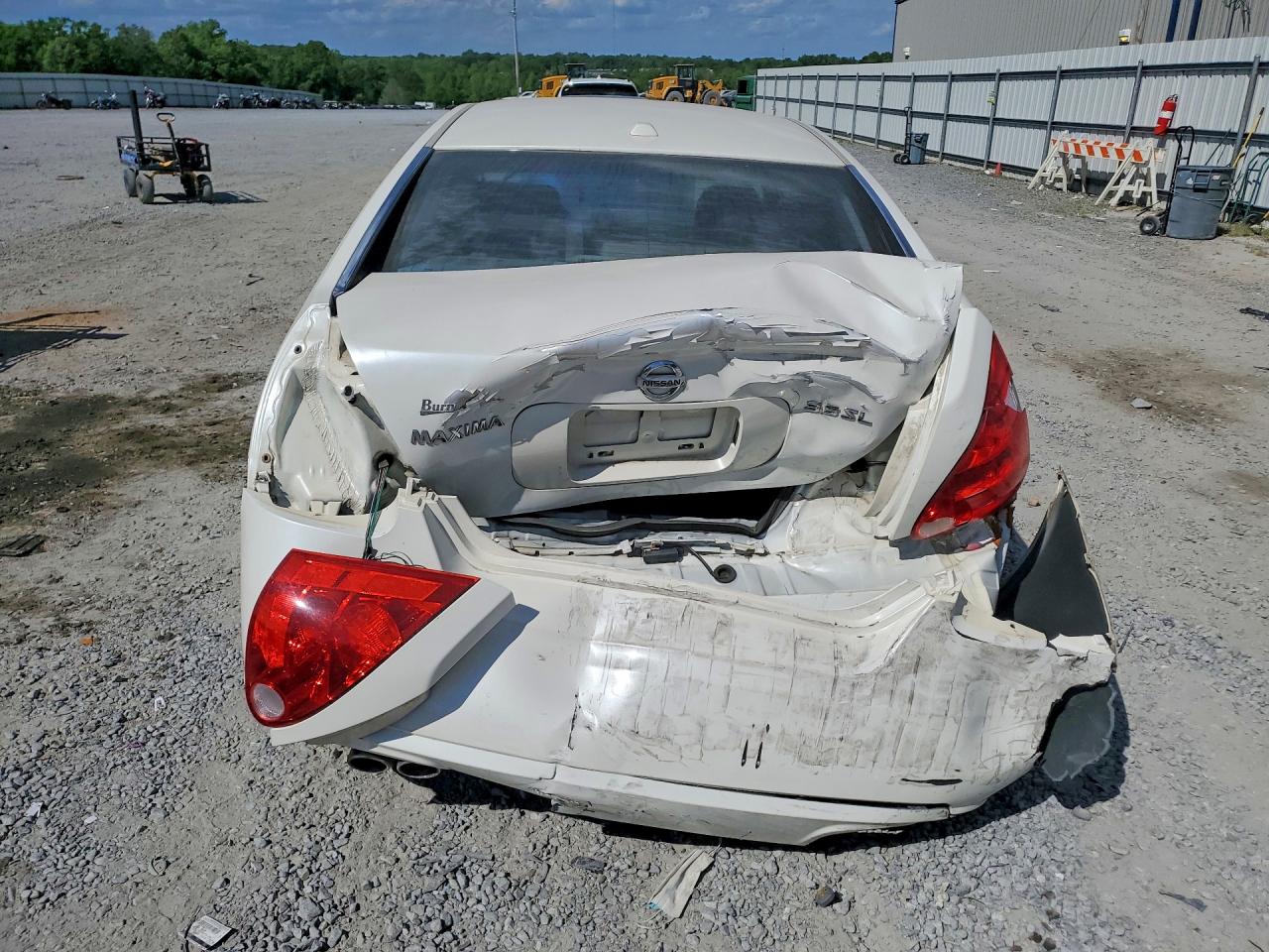 2008 Nissan Maxima 3.5 Se White vin: 1N4BA41E88C819670