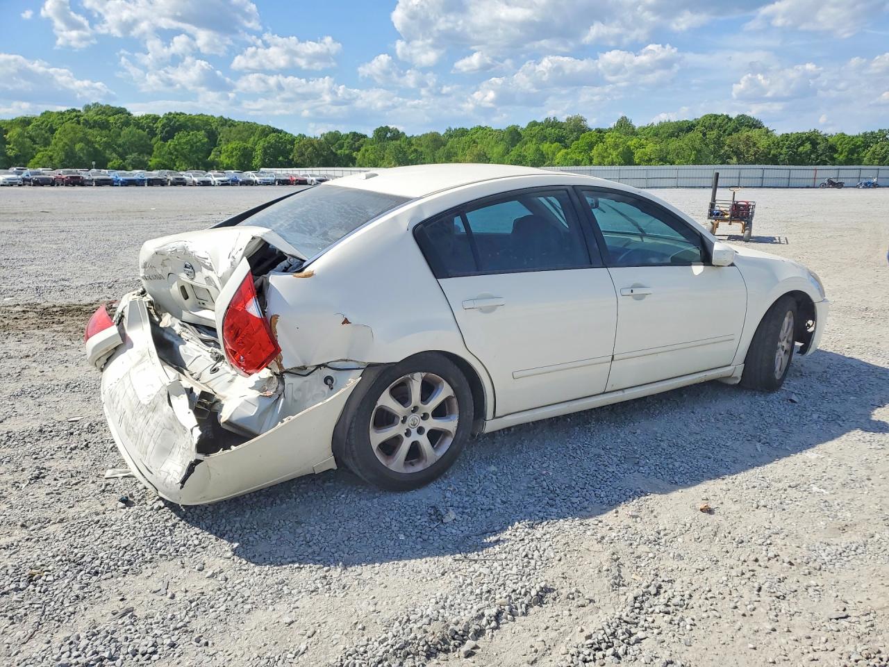 2008 Nissan Maxima 3.5 Se White vin: 1N4BA41E88C819670