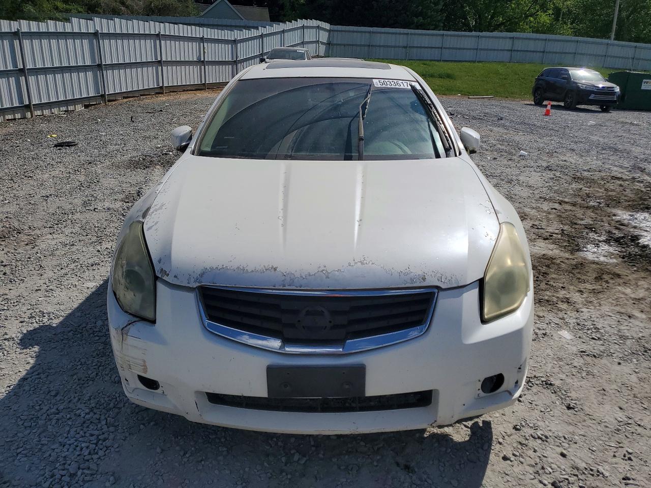 2008 Nissan Maxima 3.5 Se White vin: 1N4BA41E88C819670