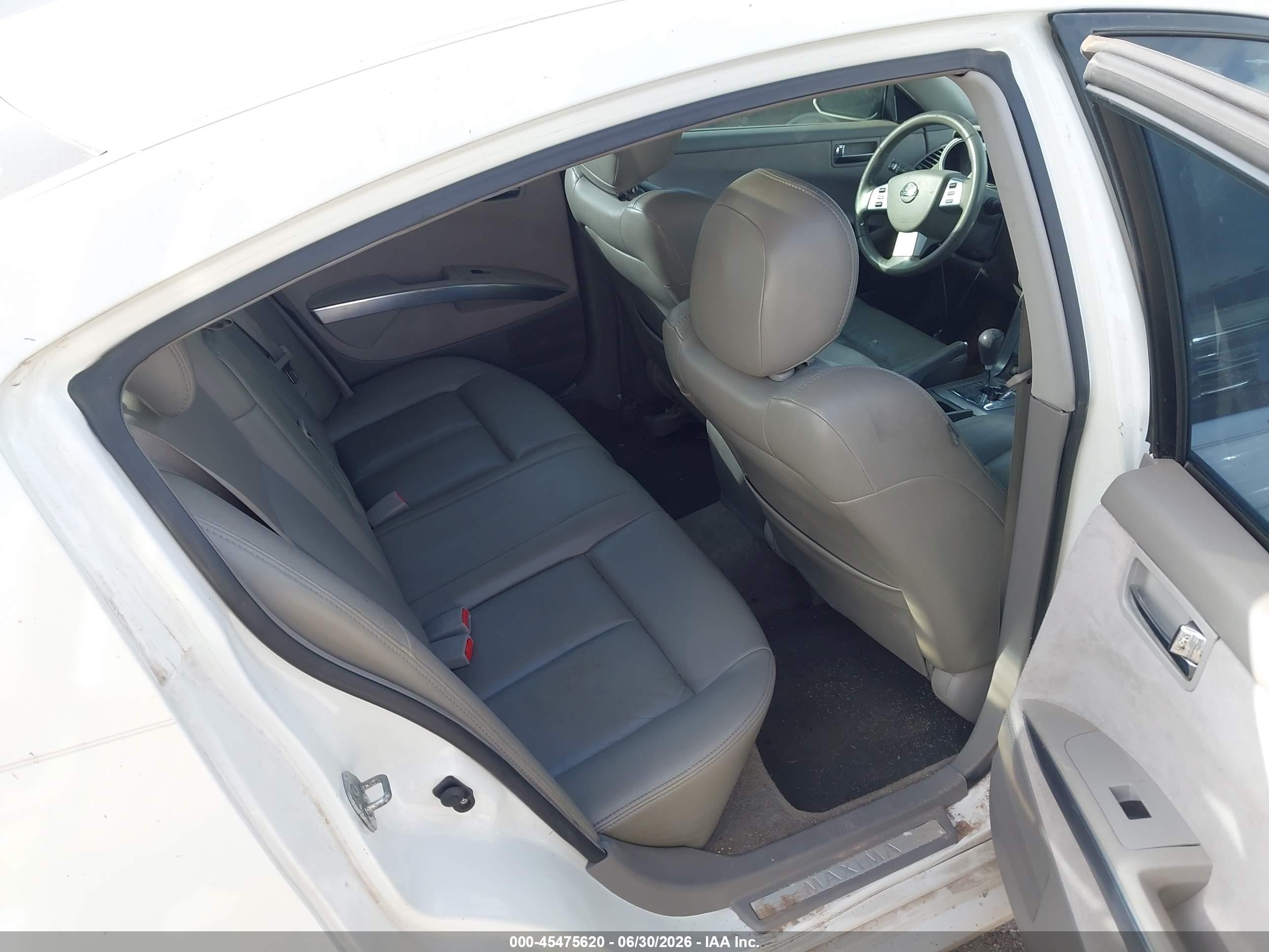 2008 Nissan Maxima 3.5 Se White vin: 1N4BA41E88C821788