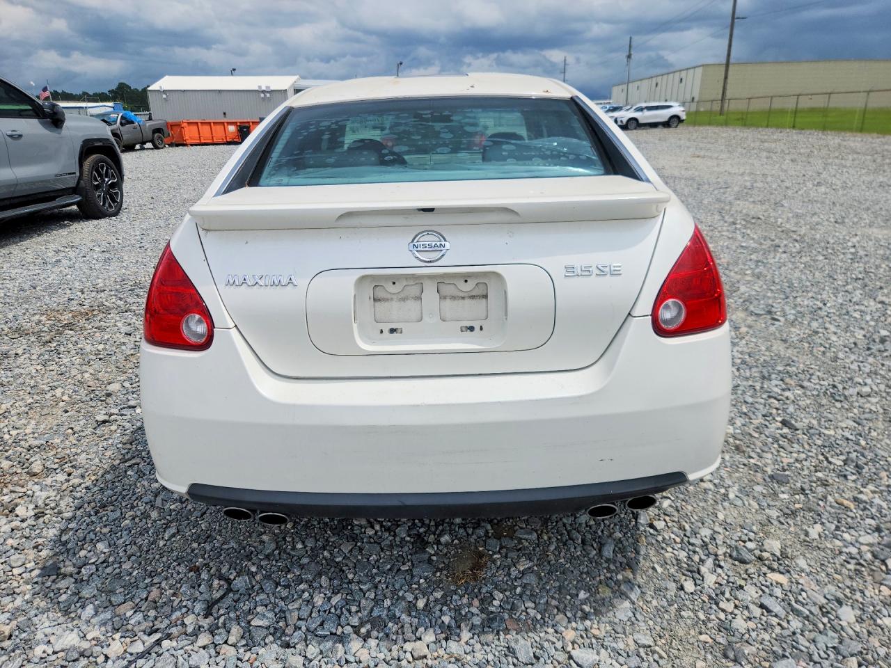 2008 Nissan Maxima 3.5 Se White vin: 1N4BA41E88C833746