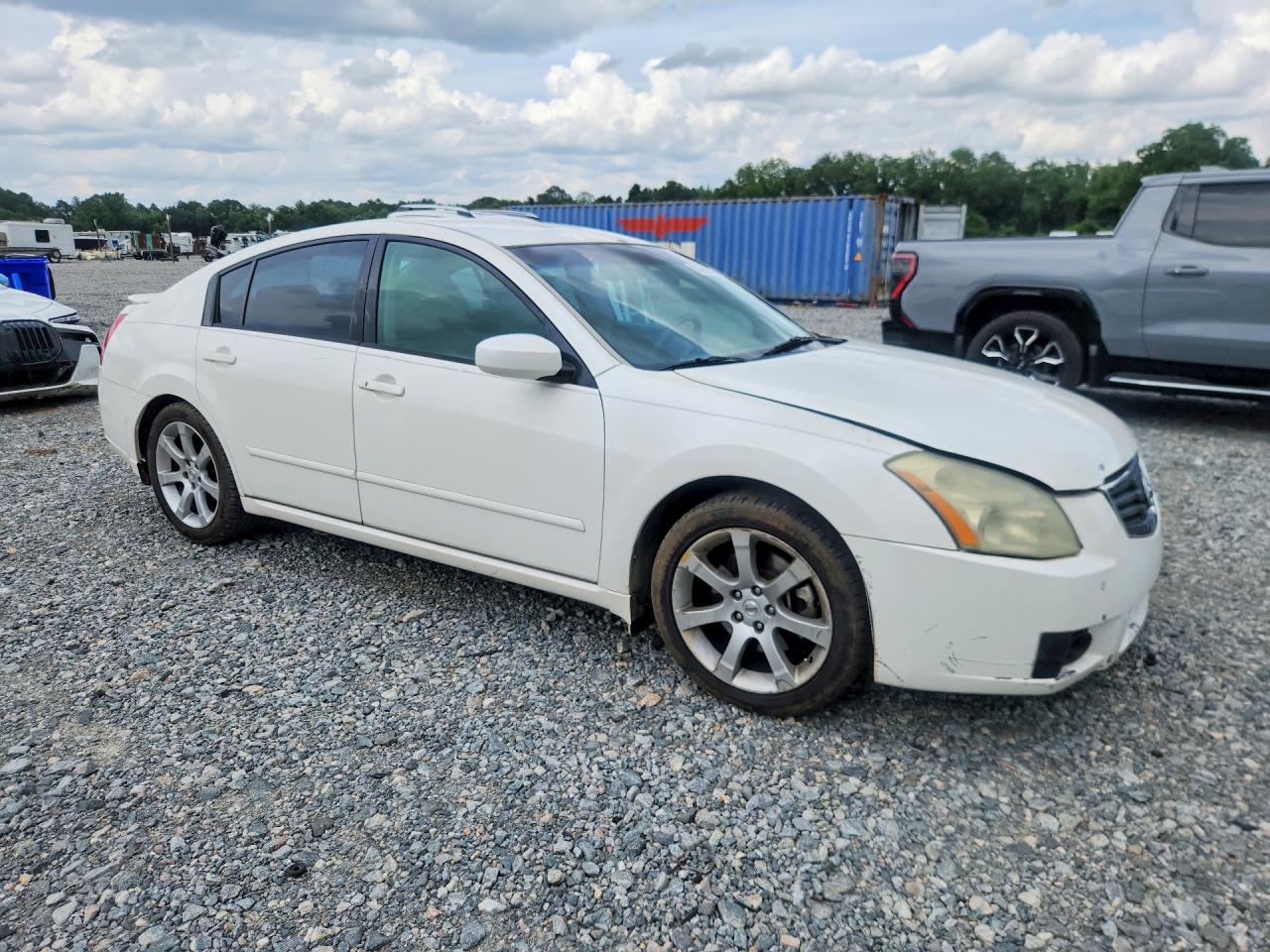 2008 Nissan Maxima 3.5 Se White vin: 1N4BA41E88C833746