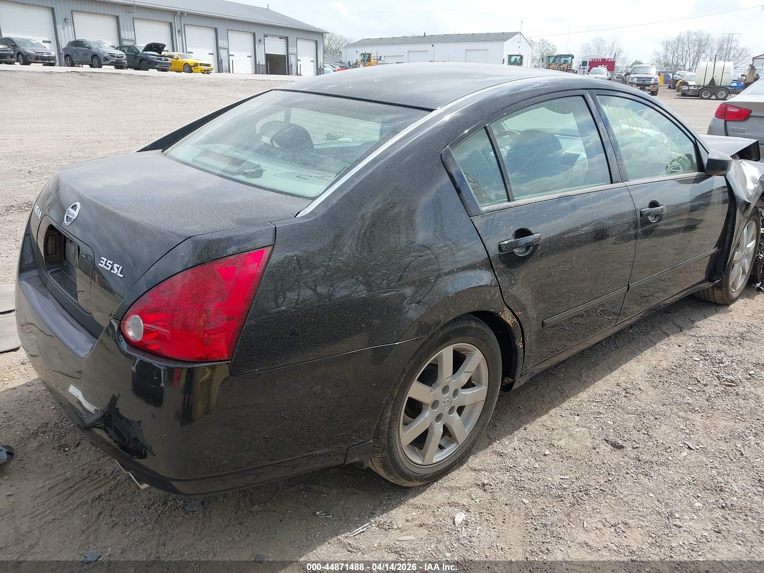 2004 Nissan Maxima 3.5 Sl Black vin: 1N4BA41E94C815668