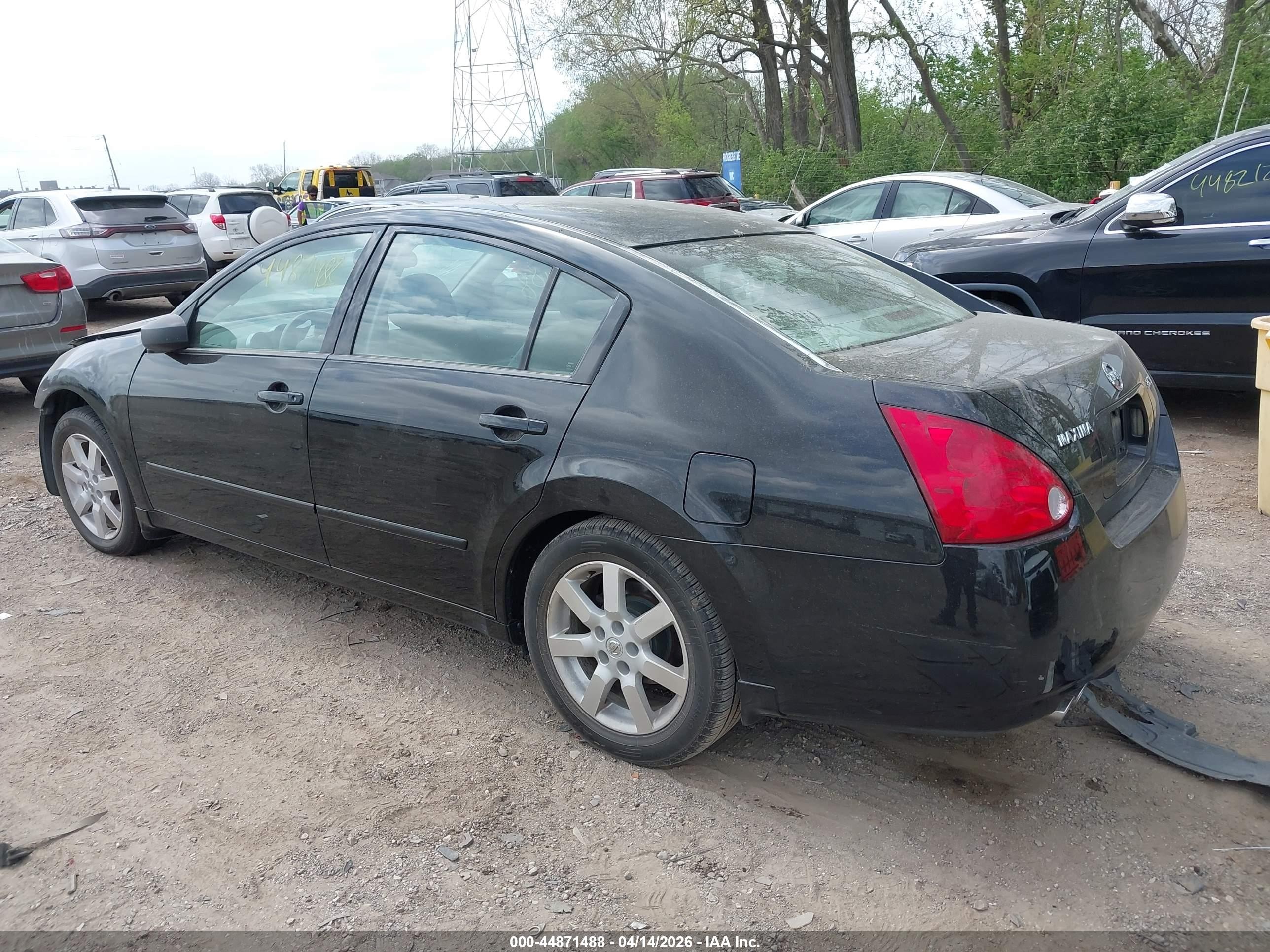 2004 Nissan Maxima 3.5 Sl Black vin: 1N4BA41E94C815668