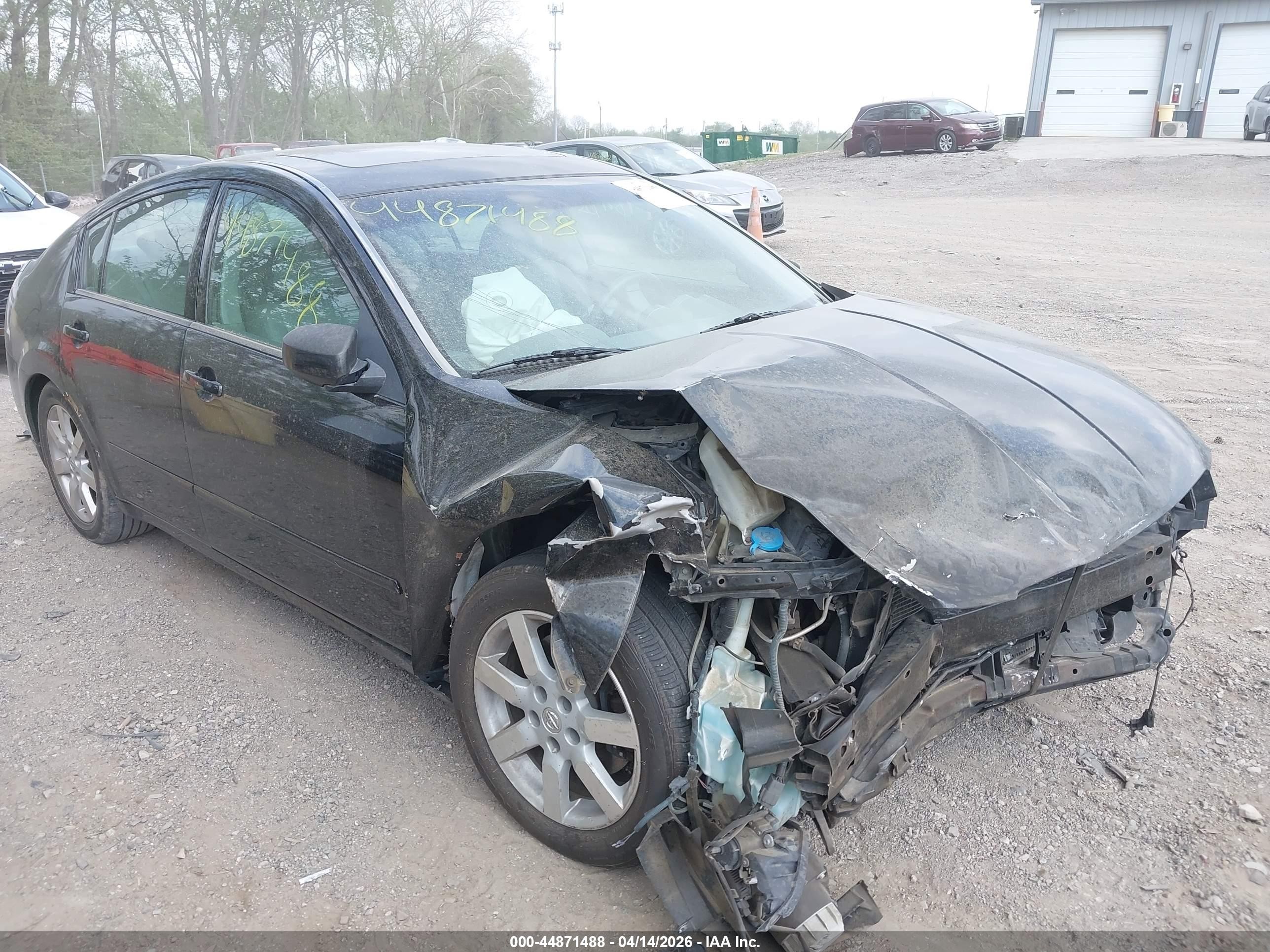 2004 Nissan Maxima 3.5 Sl Black vin: 1N4BA41E94C815668