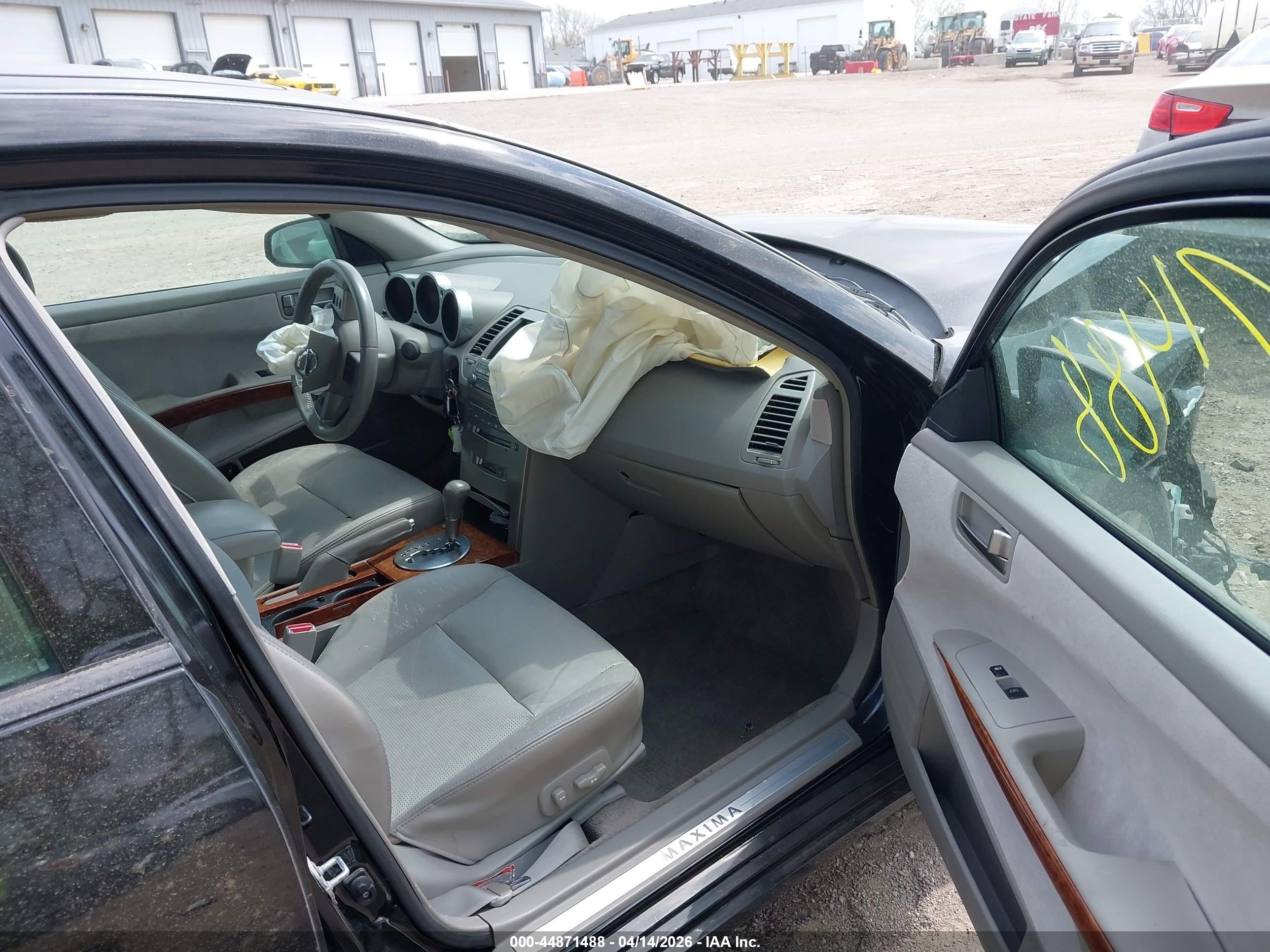 2004 Nissan Maxima 3.5 Sl Black vin: 1N4BA41E94C815668