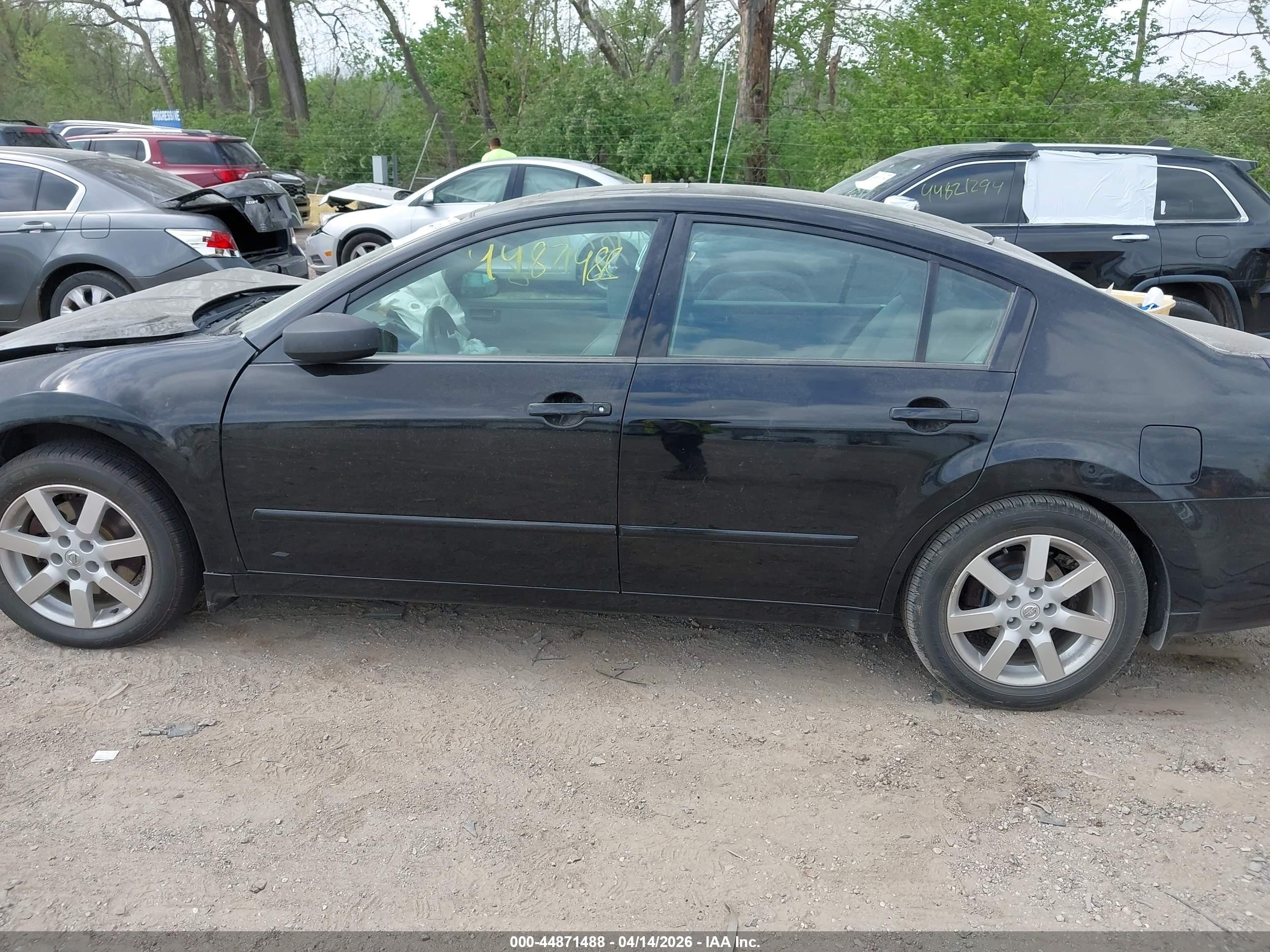 2004 Nissan Maxima 3.5 Sl Black vin: 1N4BA41E94C815668