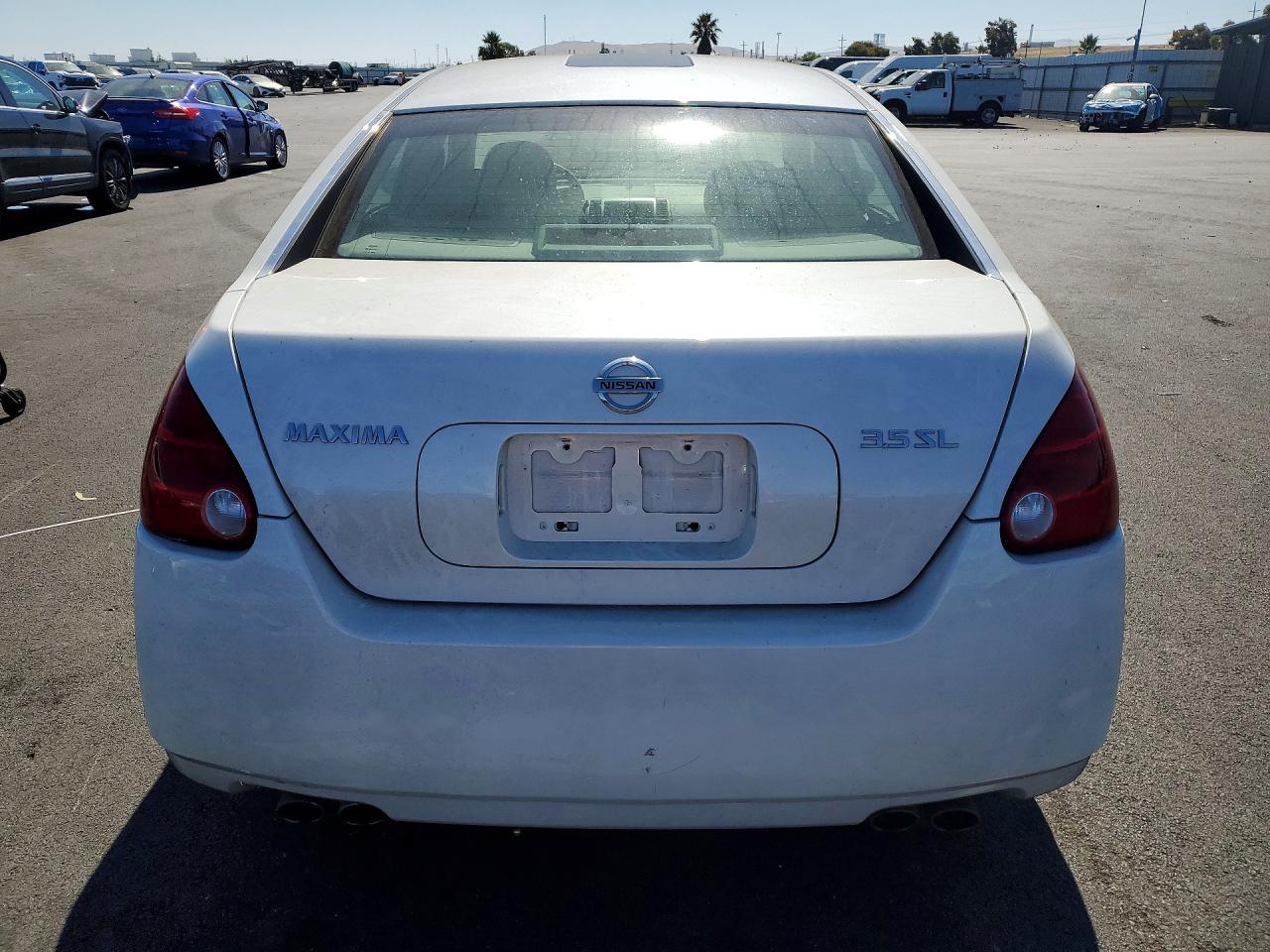 2004 Nissan Maxima 3.5 Se White vin: 1N4BA41E94C833054