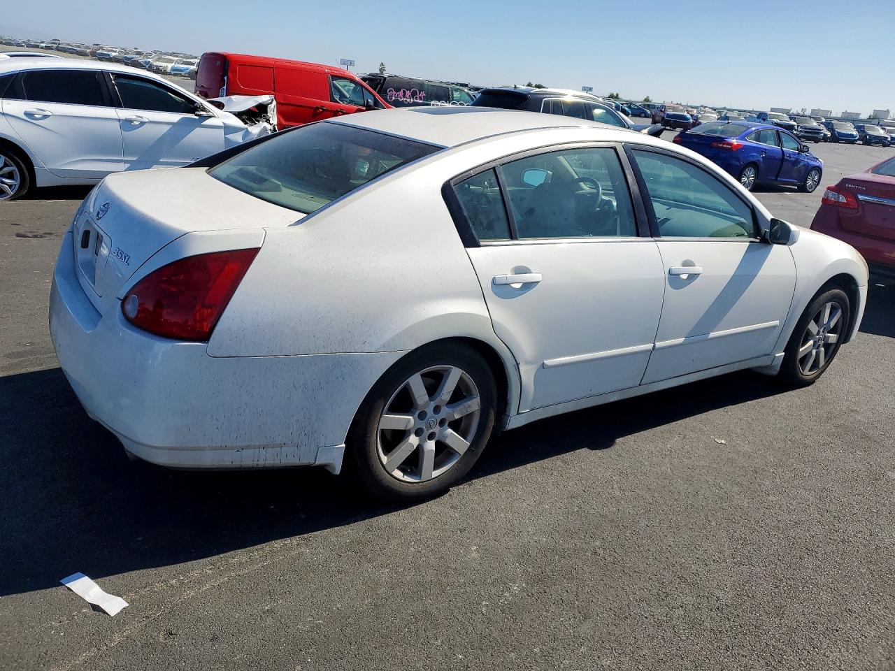 2004 Nissan Maxima 3.5 Se White vin: 1N4BA41E94C833054